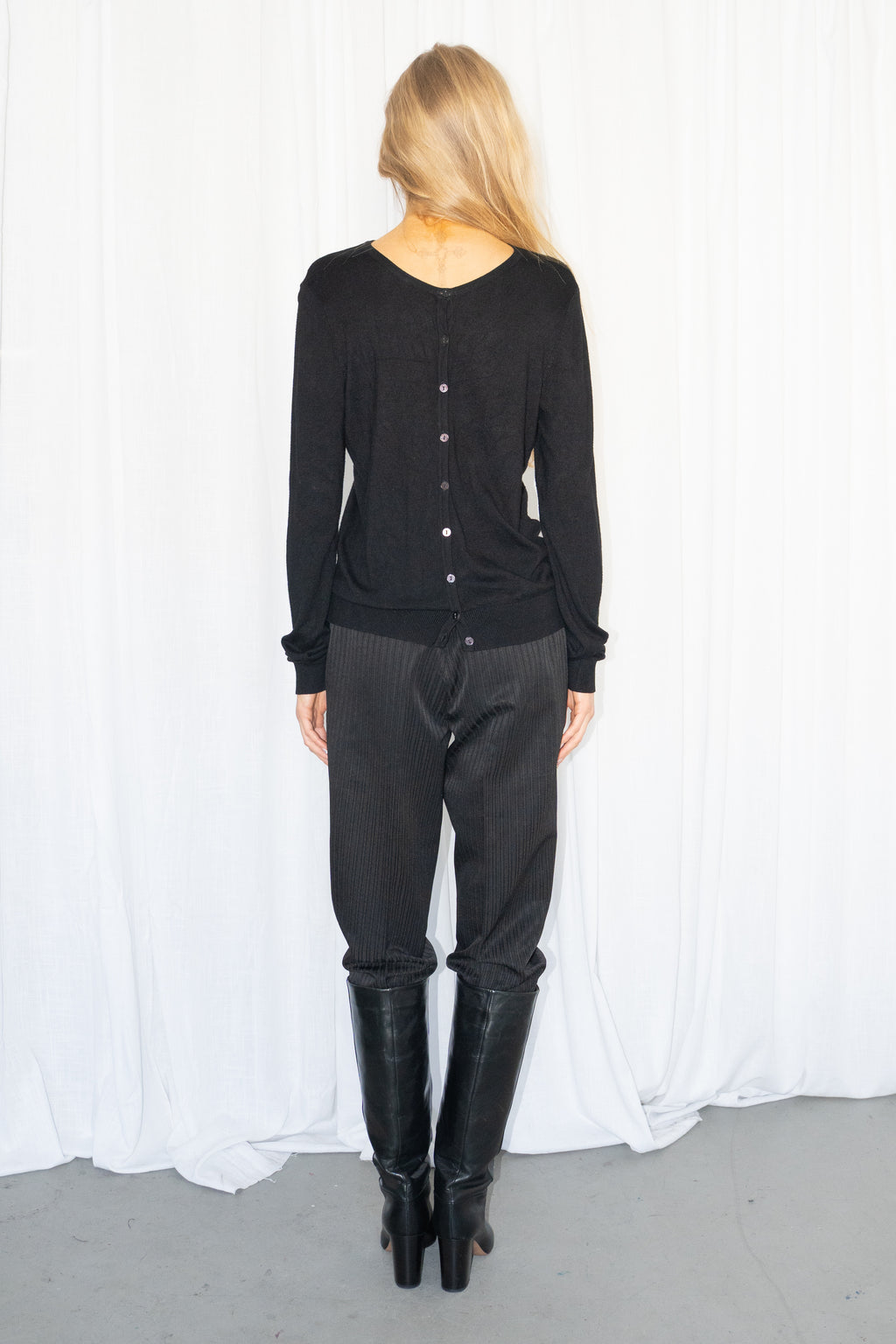 Black Cardigan - Size M