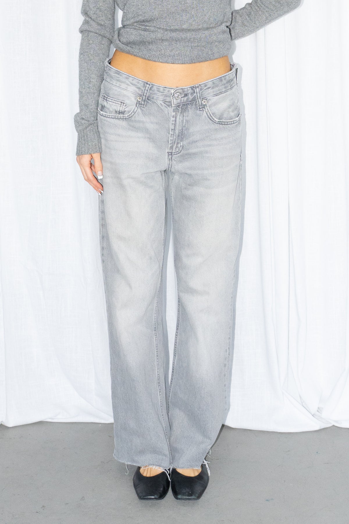 Light Grey Jeans - Size  S/M