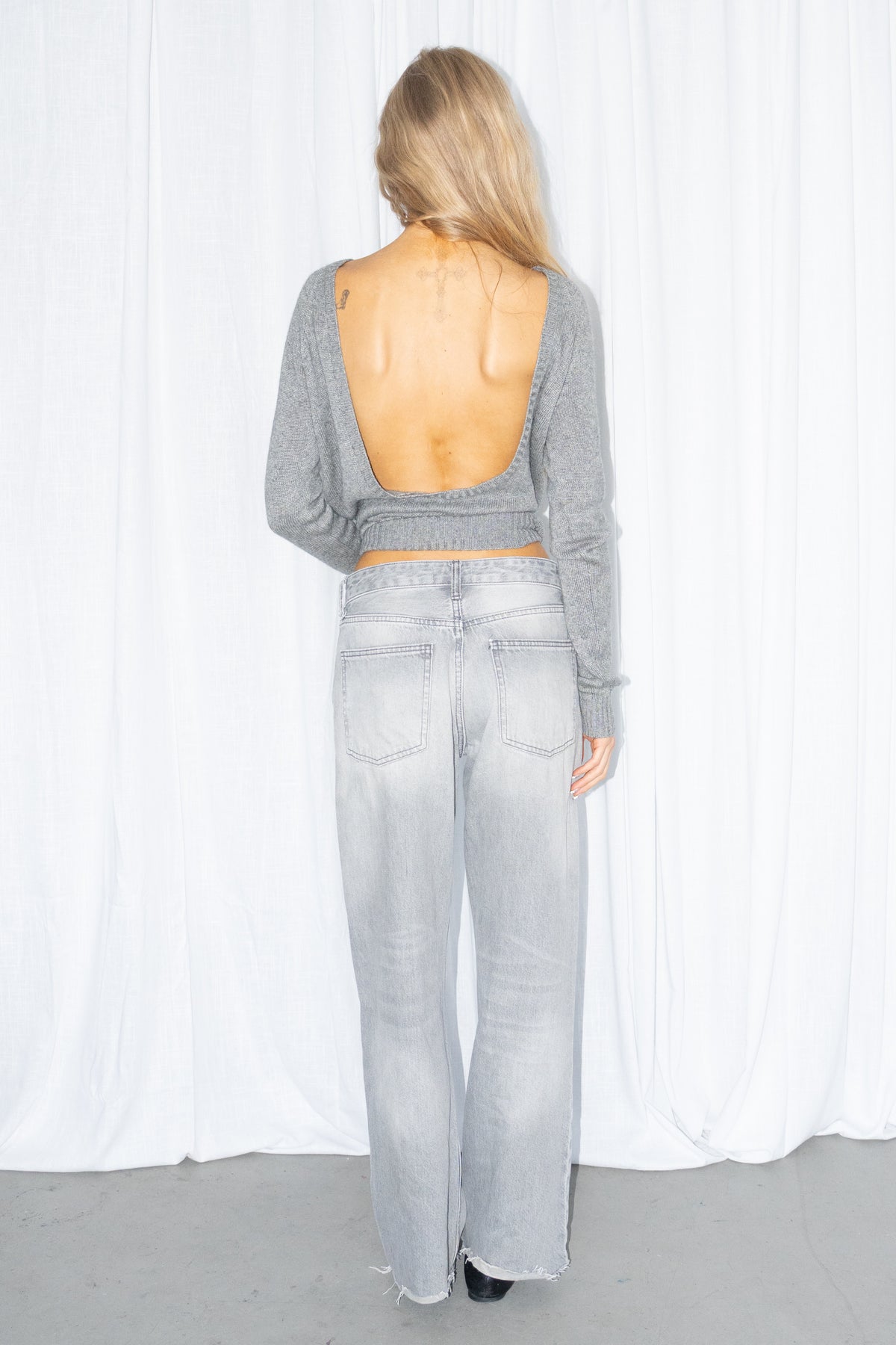 Light Grey Jeans - Size  S/M