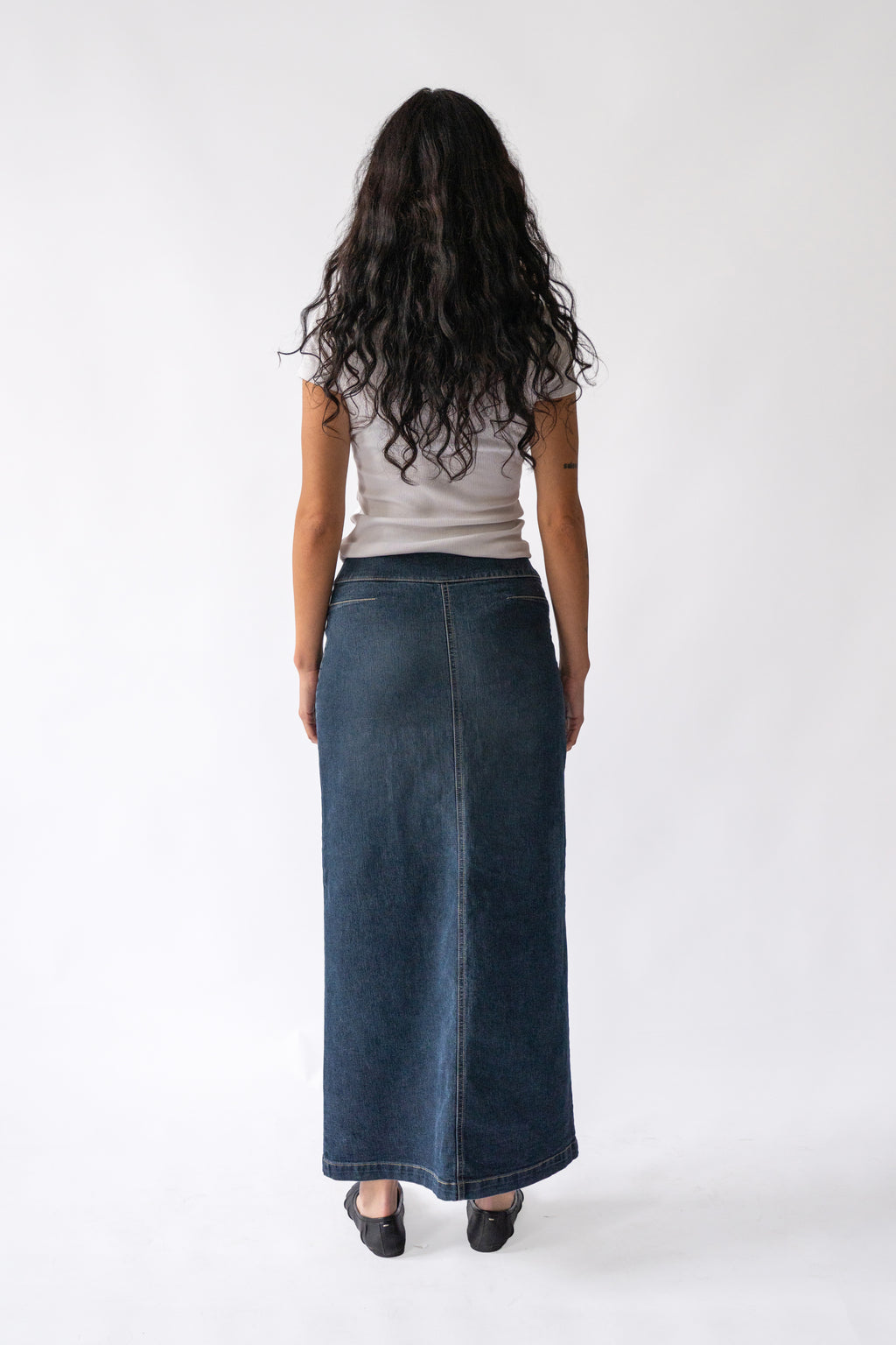 Denim Maxi Skirt