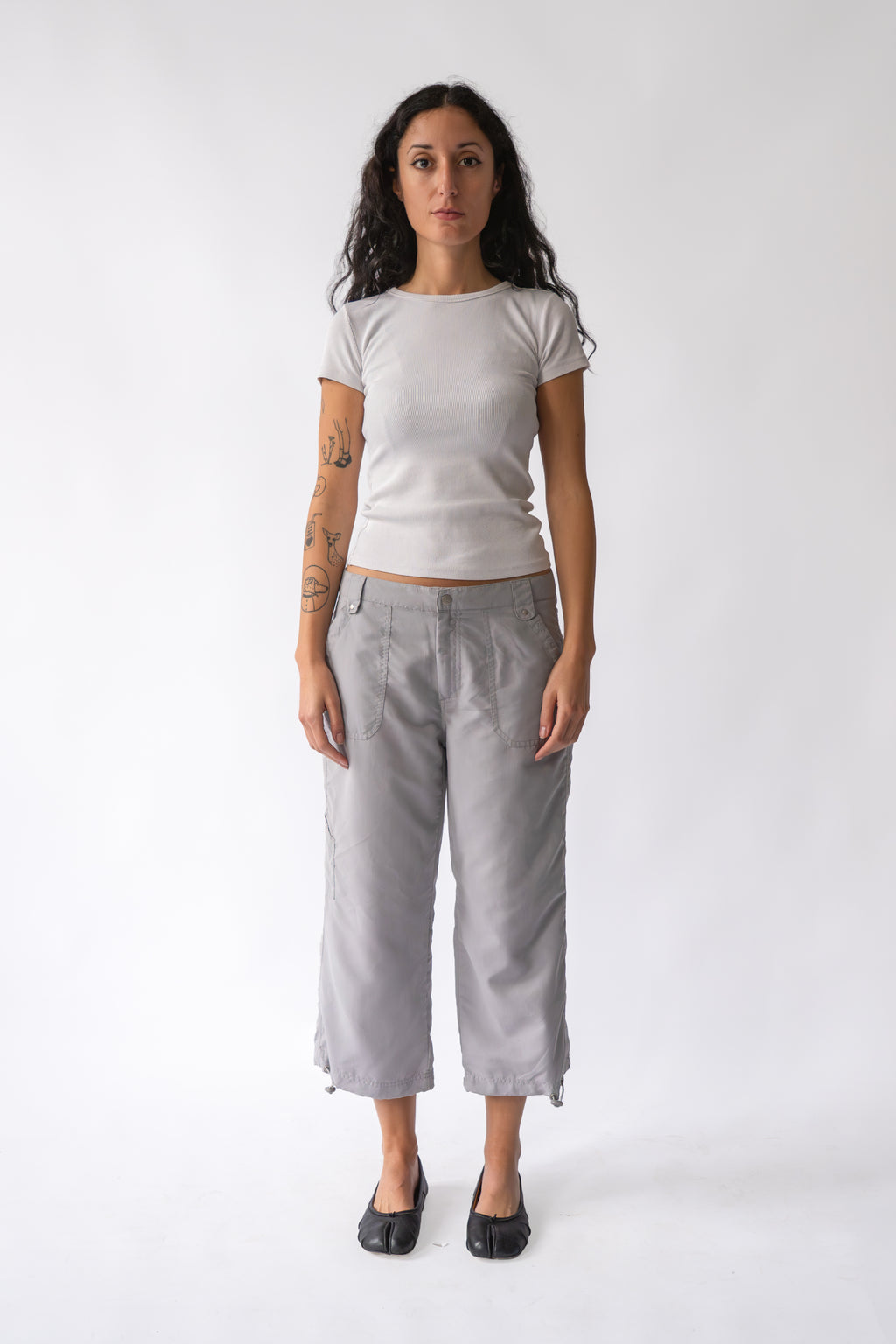 Grey 3/4 Pants