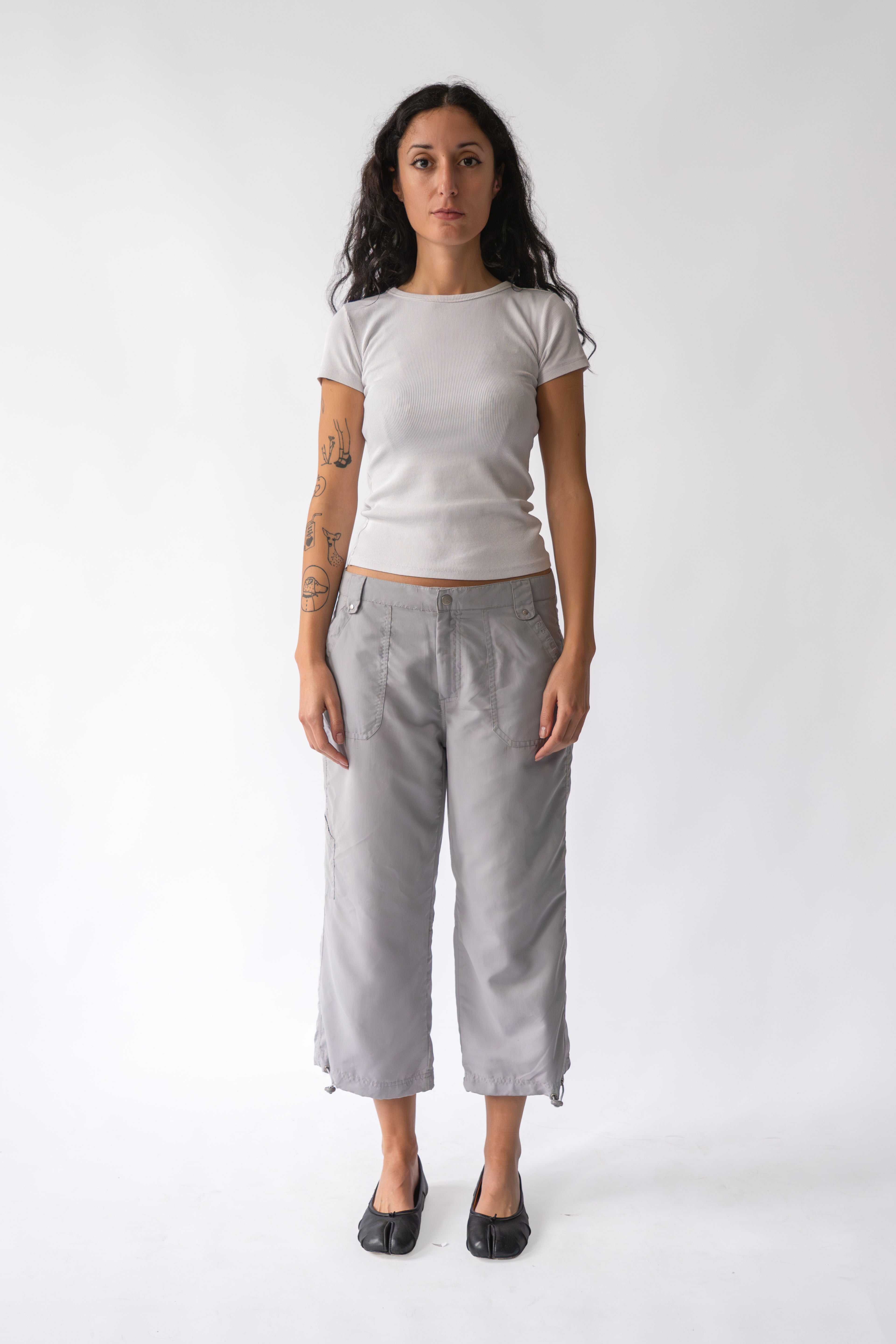 Grey 3/4 Pants