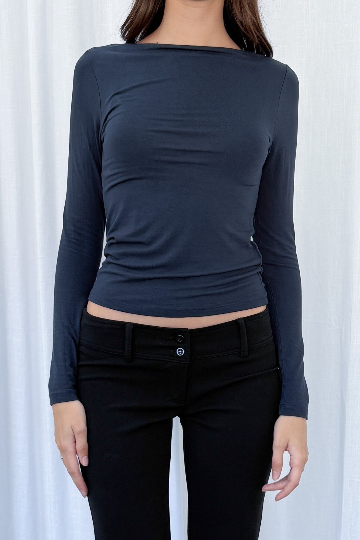 Dark Blue Longsleeve - Size XS