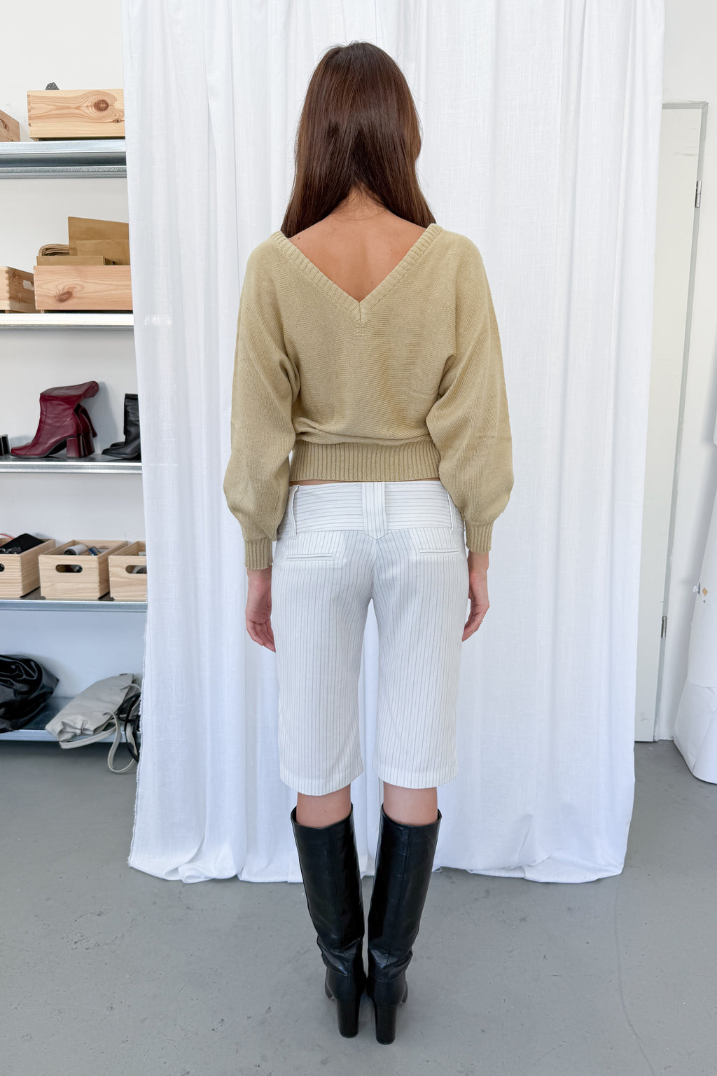 Yellow Camel Knit 30% Wool 2 - Size M