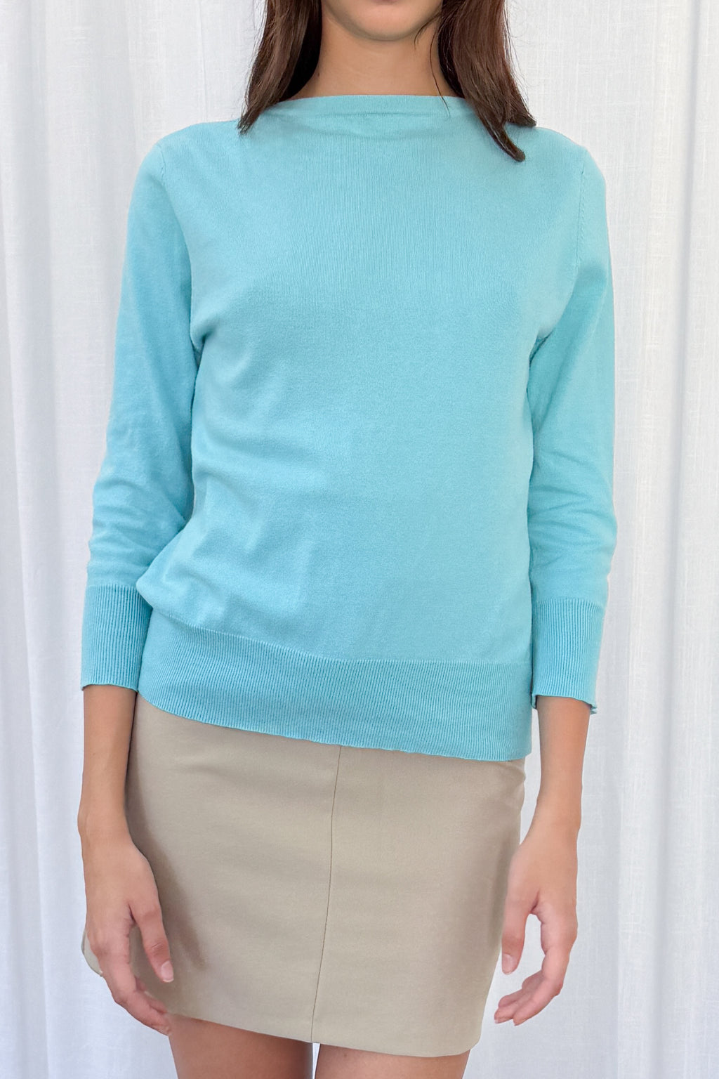 Turqouise Cardigan 3/4 Sleeve - Size M/L