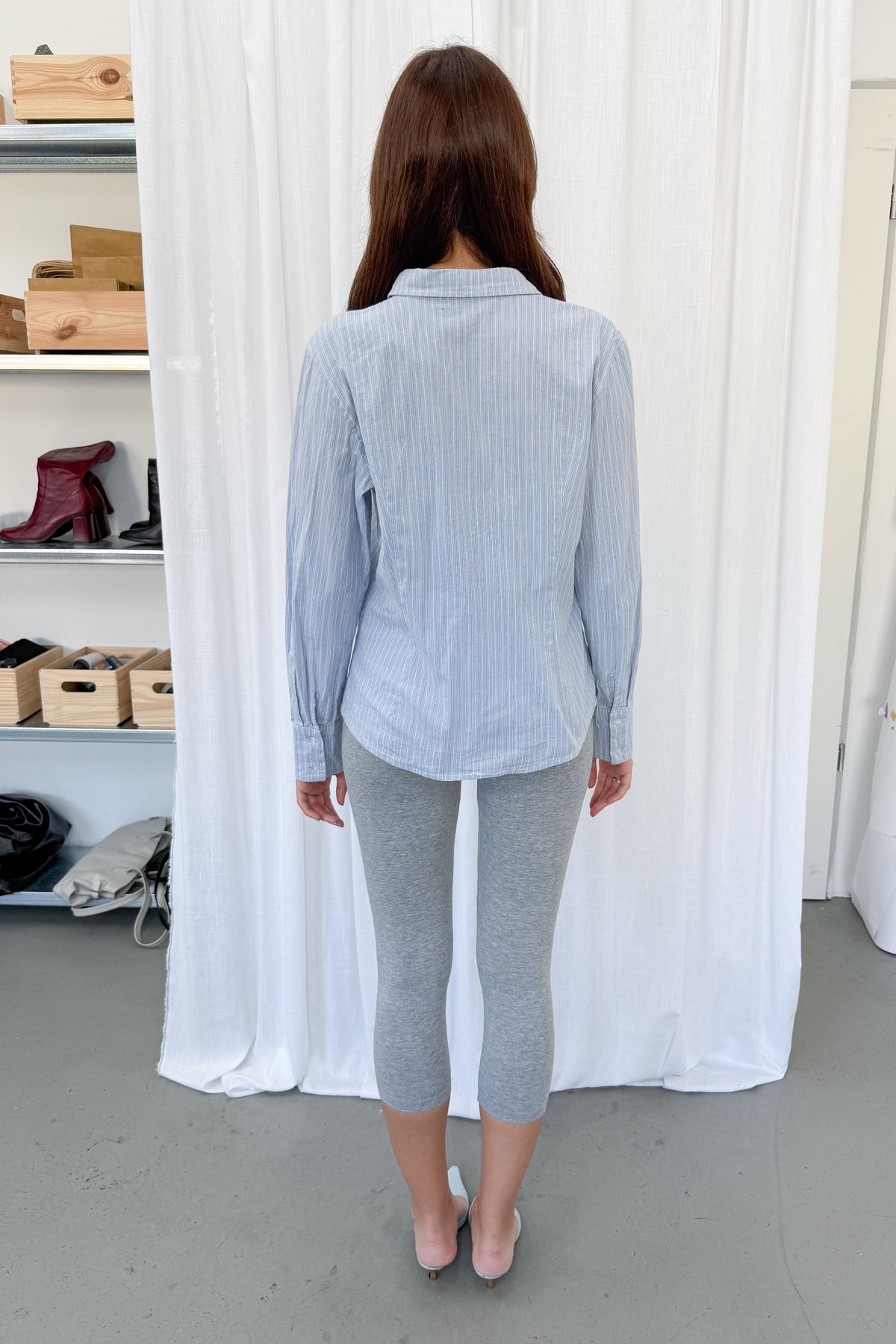 Blue Tailored Shirt - Size L