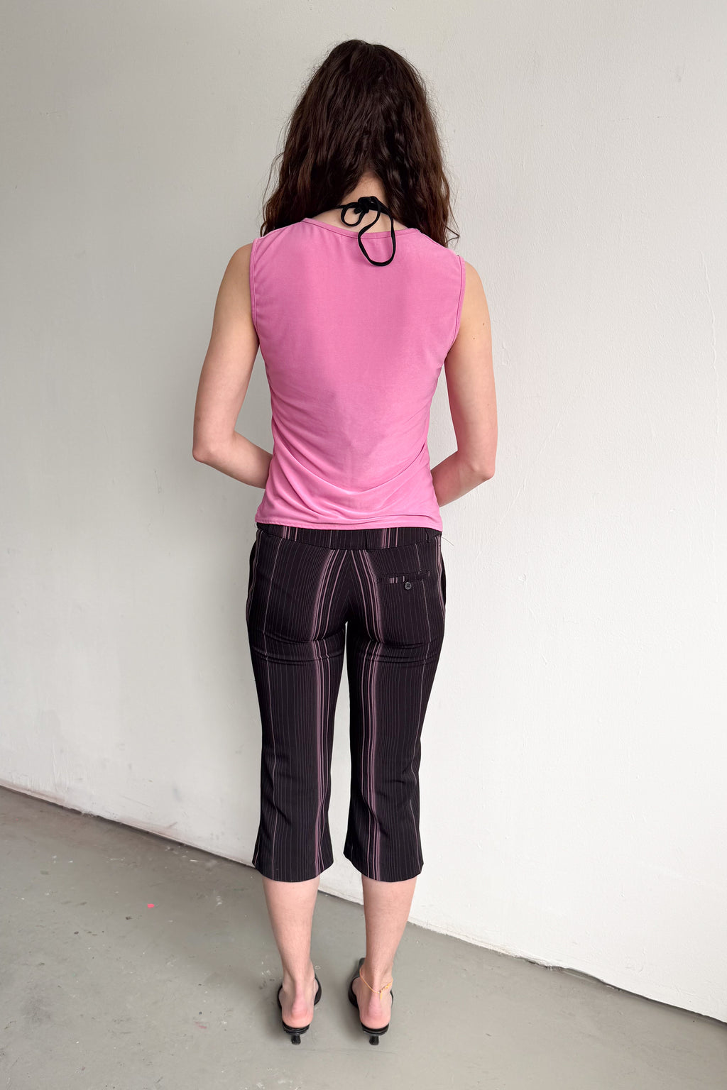 Pink Top V-Neck - Size L