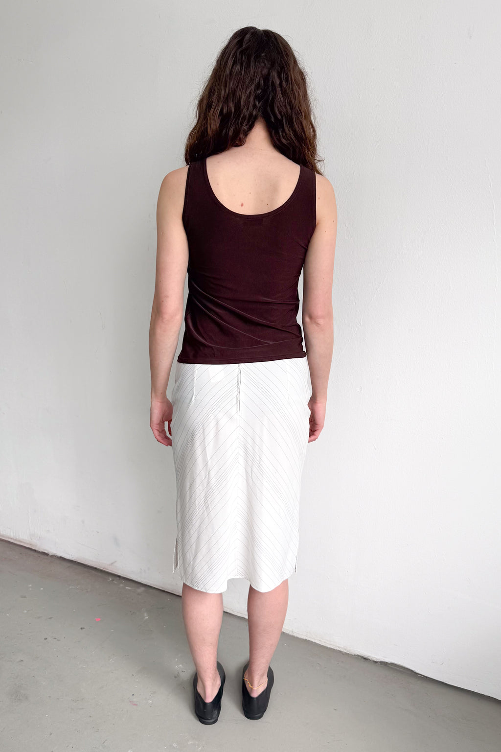 Brown Top V-Neck - Size L