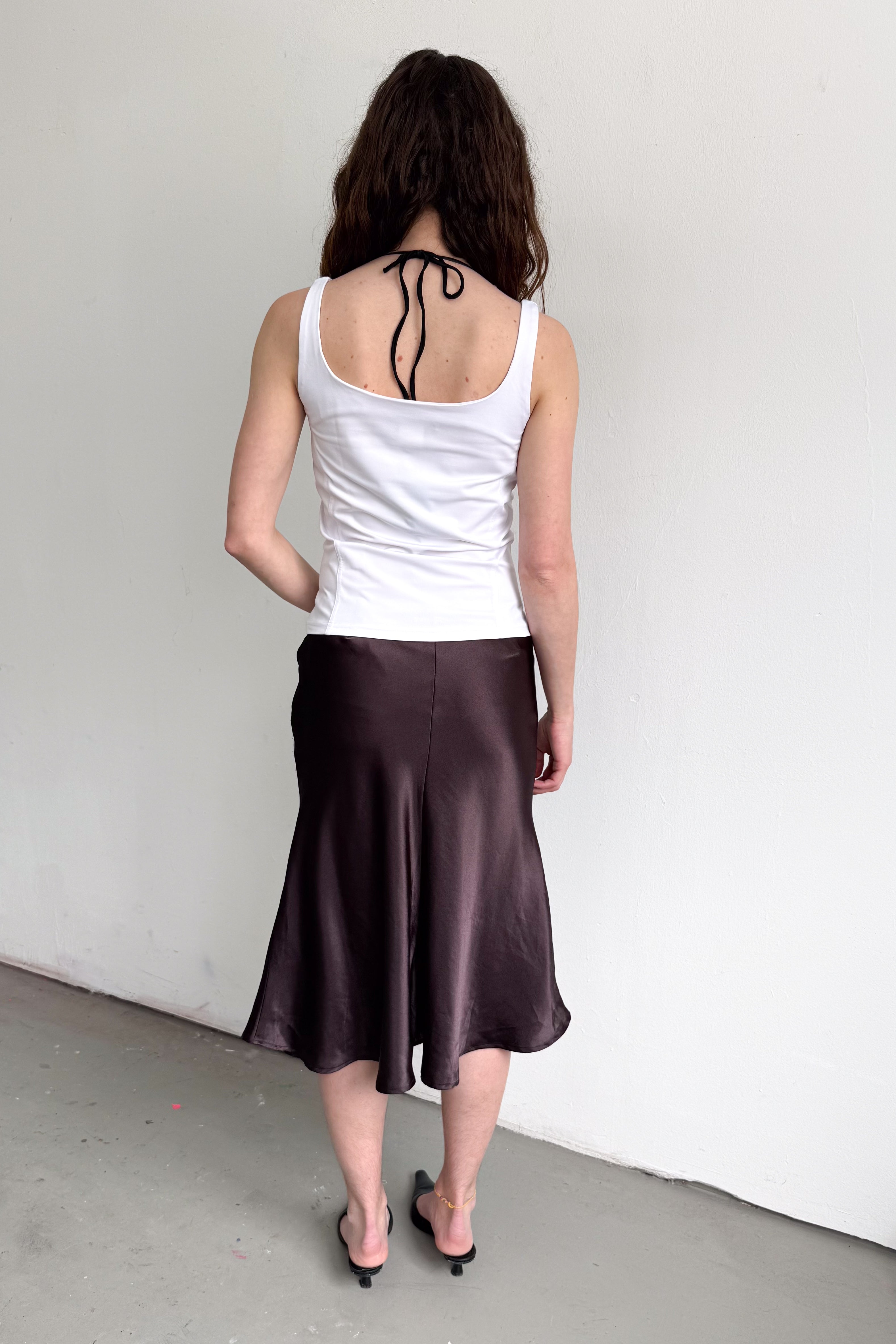 White Corset Top - Size S