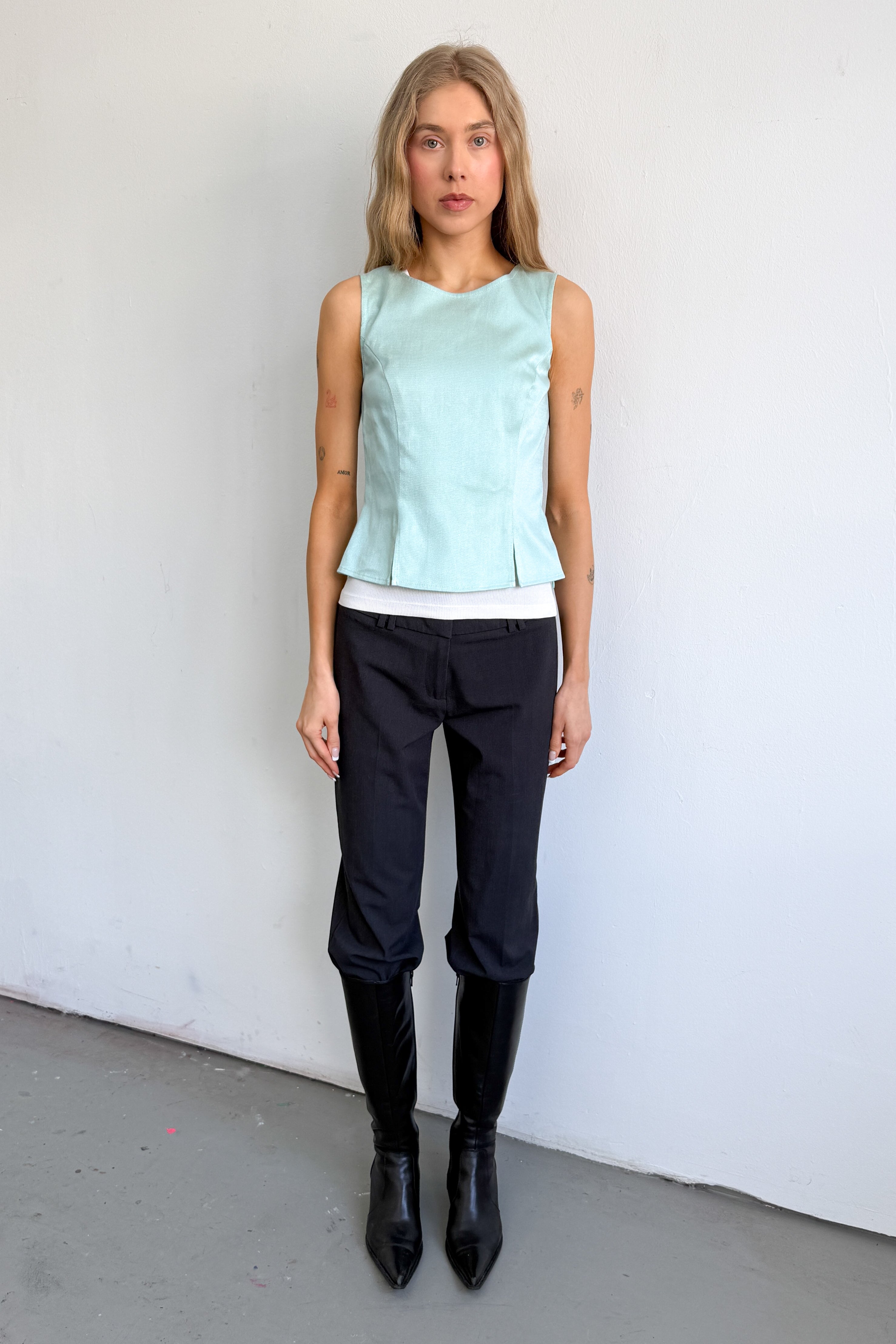 Mint Tailored Top - Size XS/S