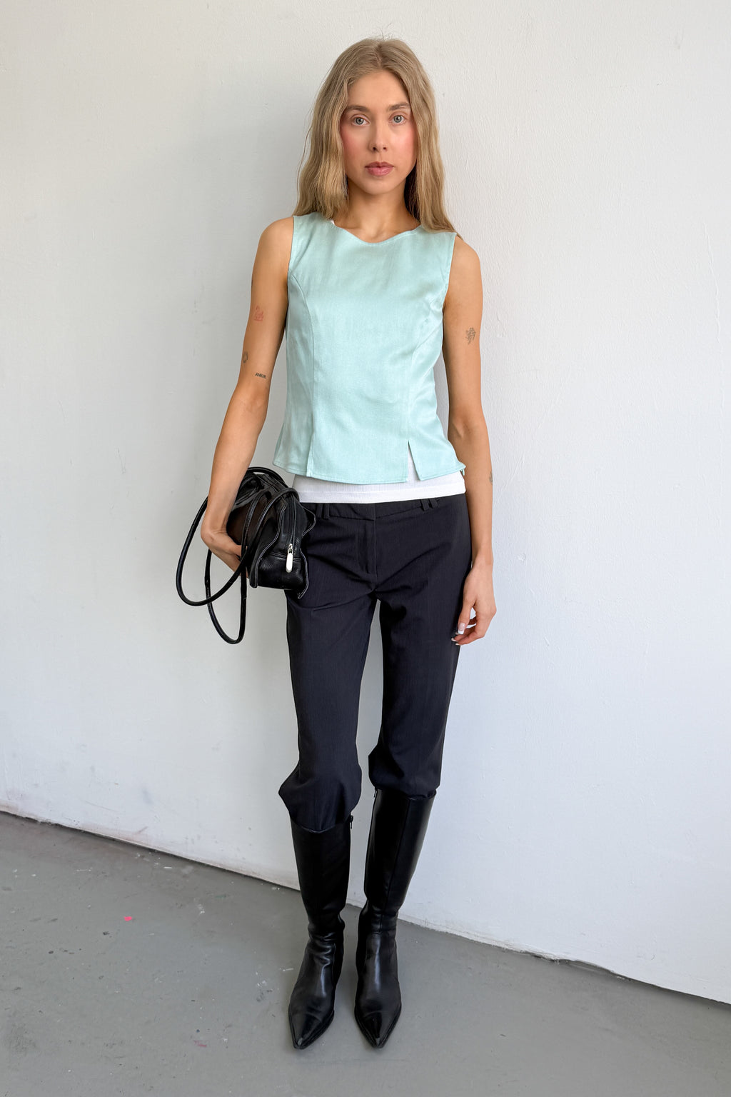 Mint Tailored Top - Size XS/S