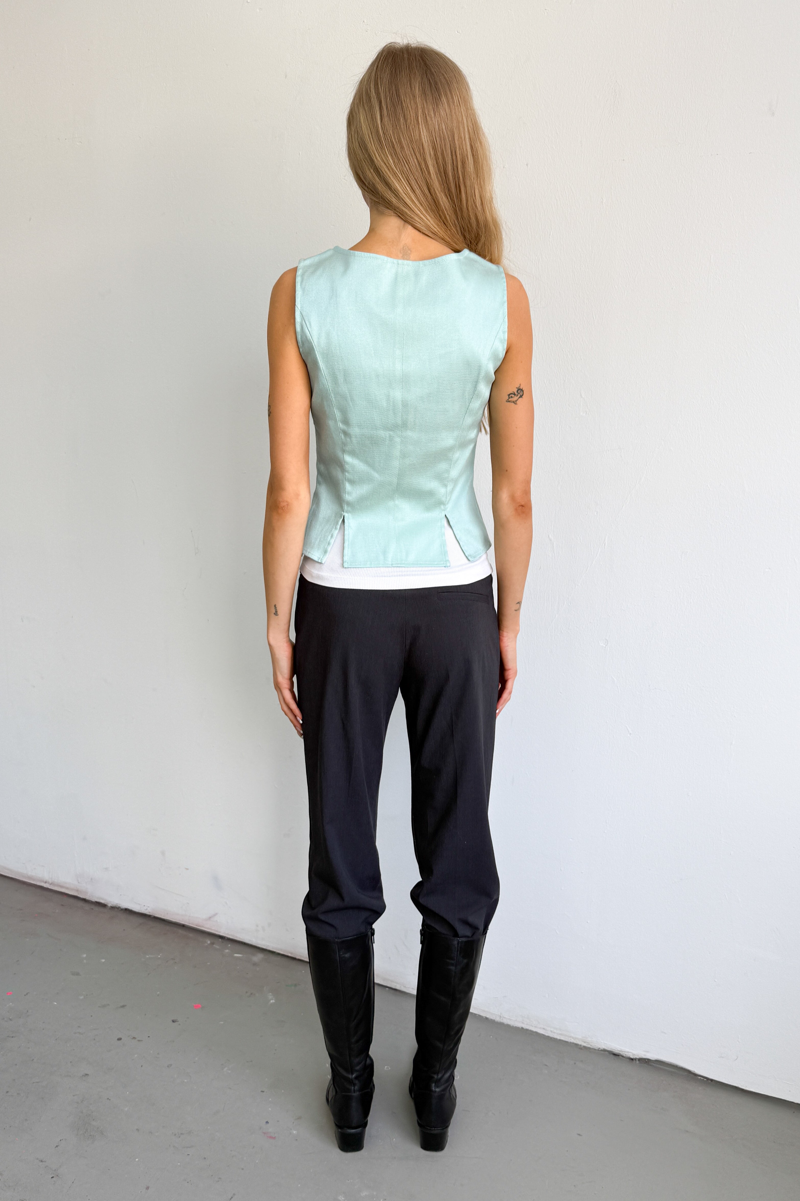 Mint Tailored Top - Size XS/S