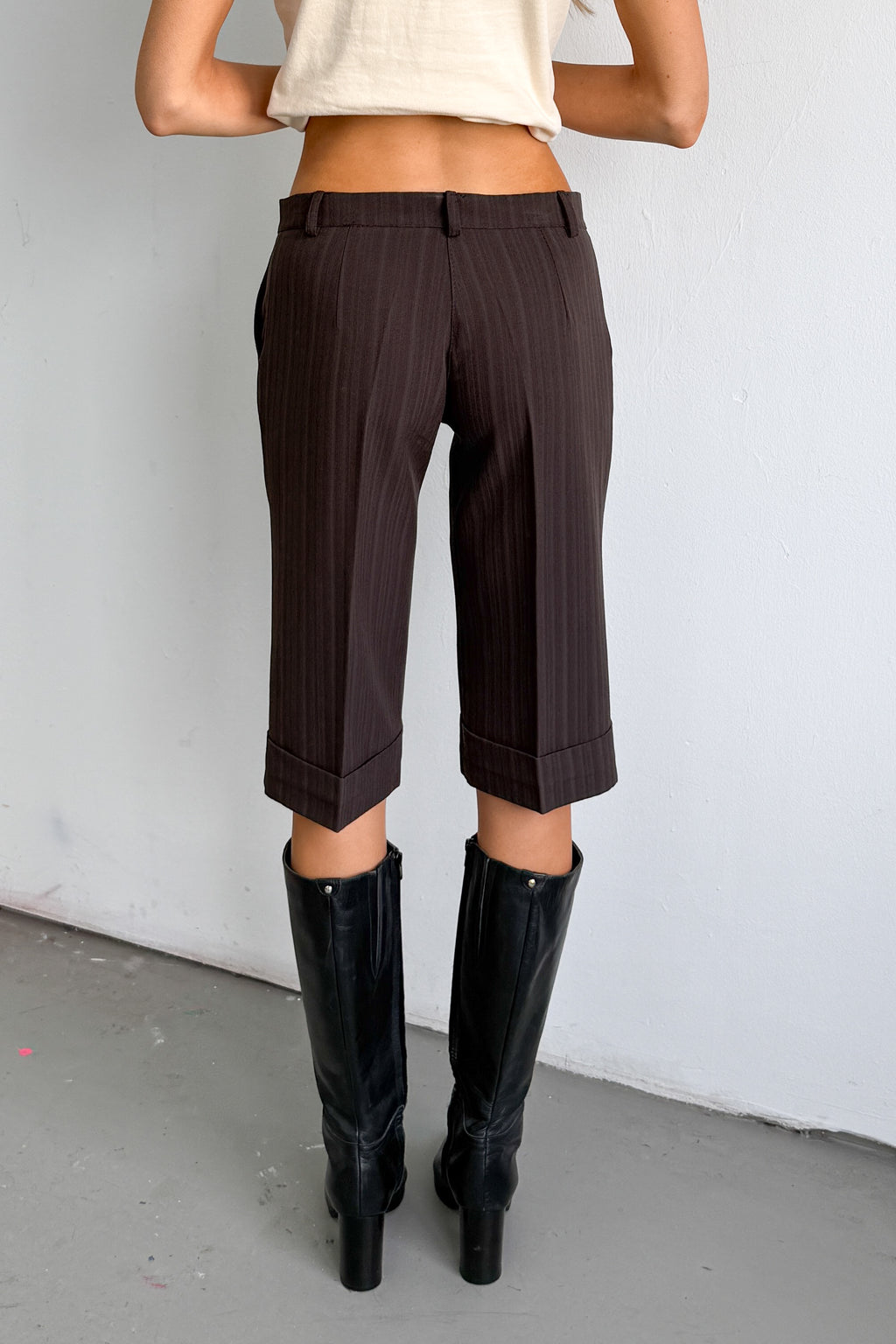 Brown Short Pantalon Low Waist - Size XS