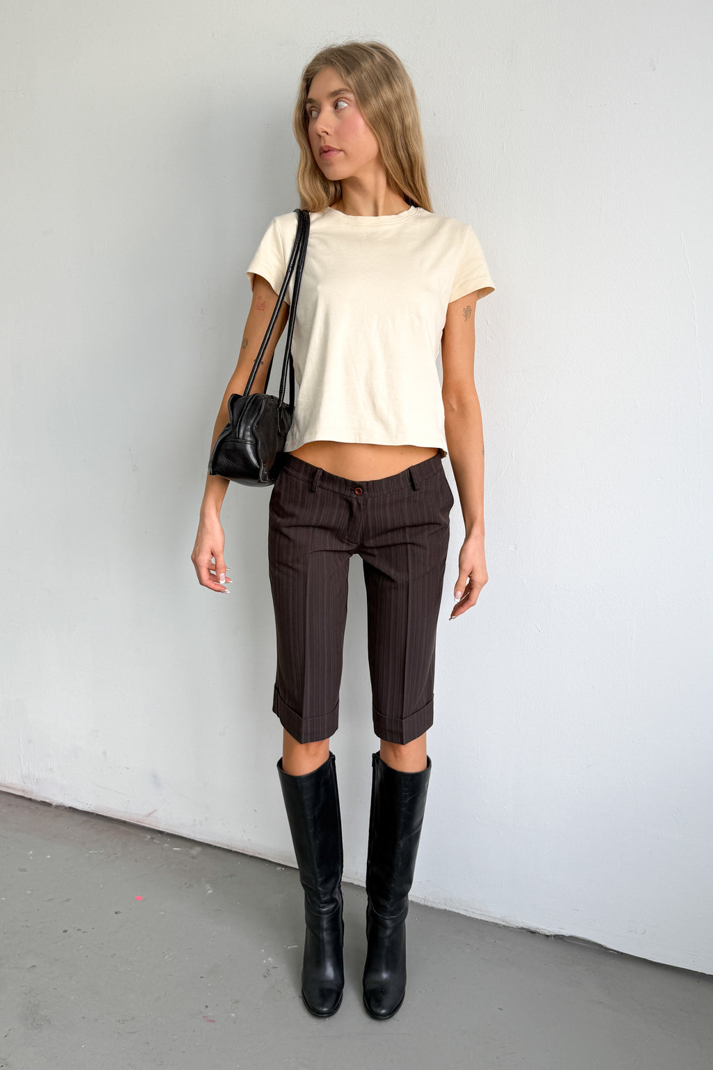 Brown Short Pantalon Low Waist - Size XS