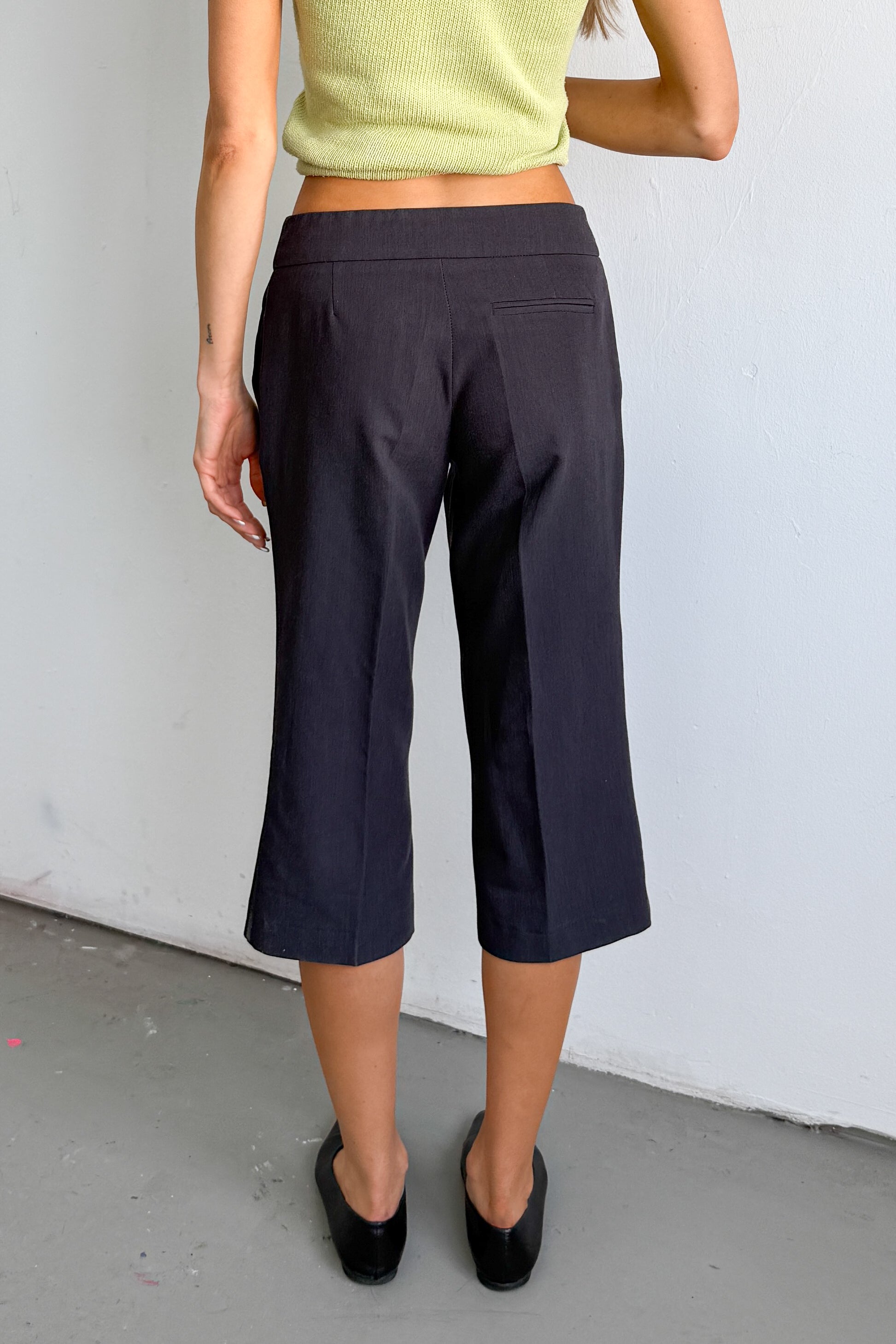 Grey Pantalon Capri - Size XS