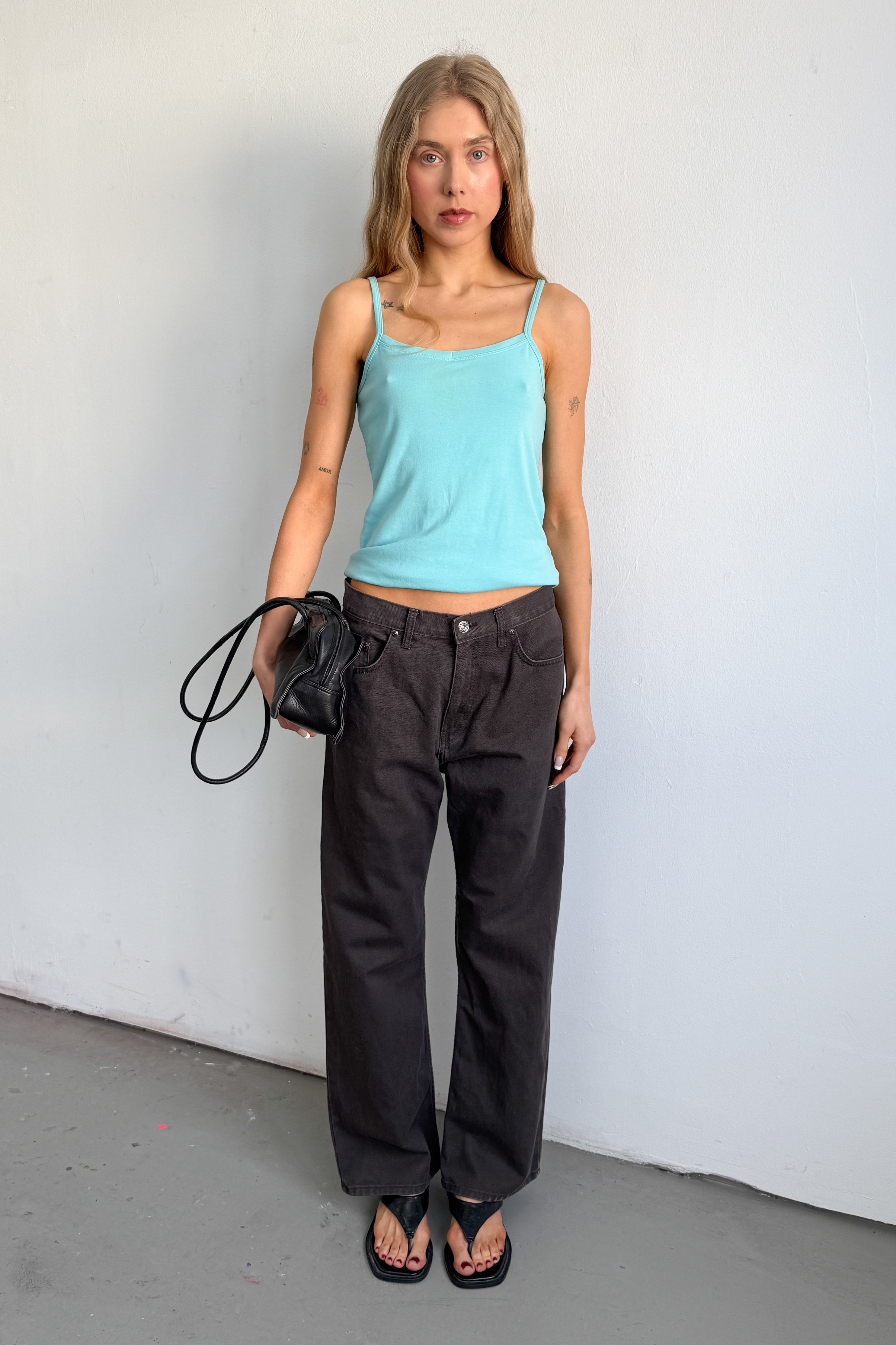Strap Top Turquoise - Size S/M