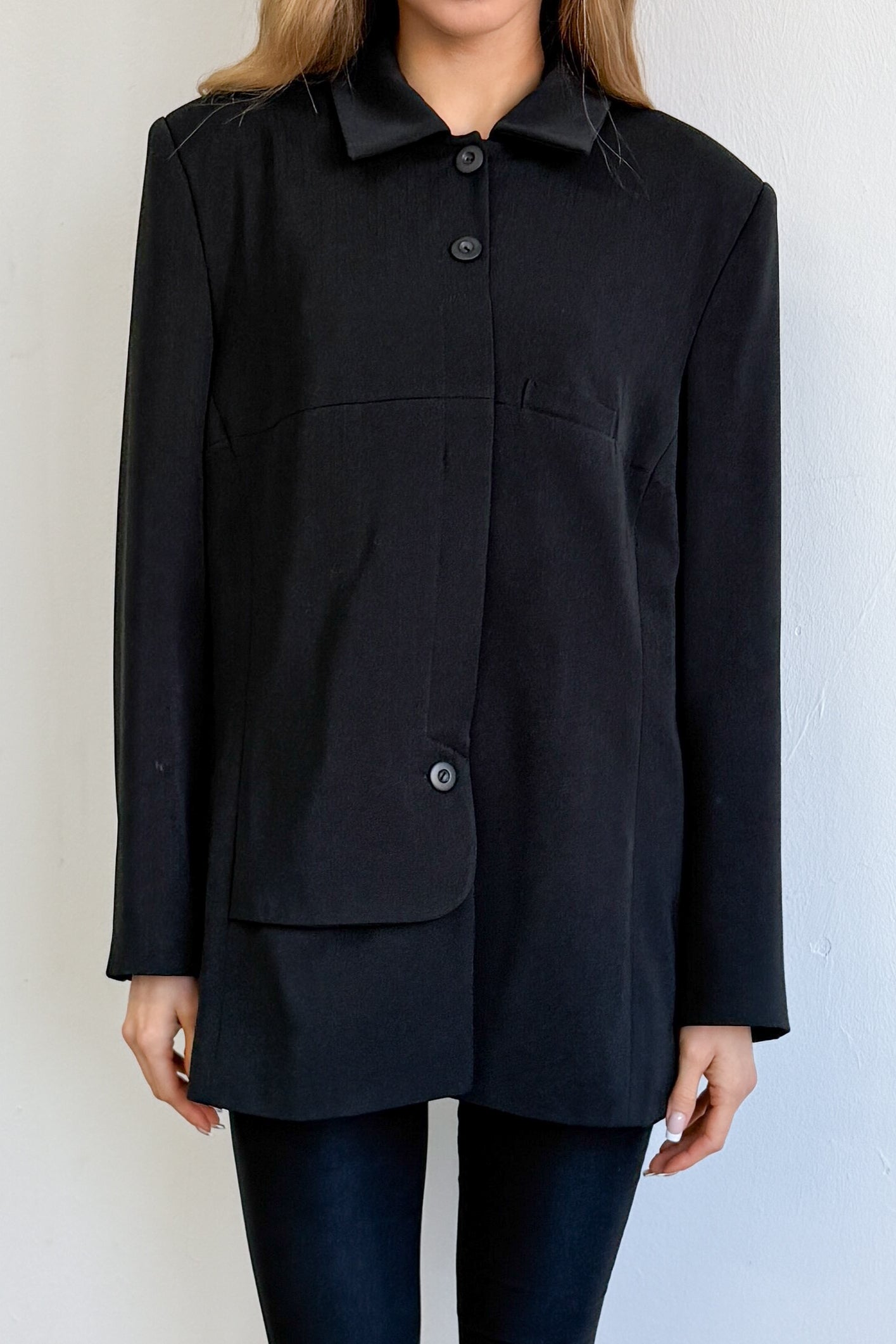 Black Suit Blazer - Size L/XL