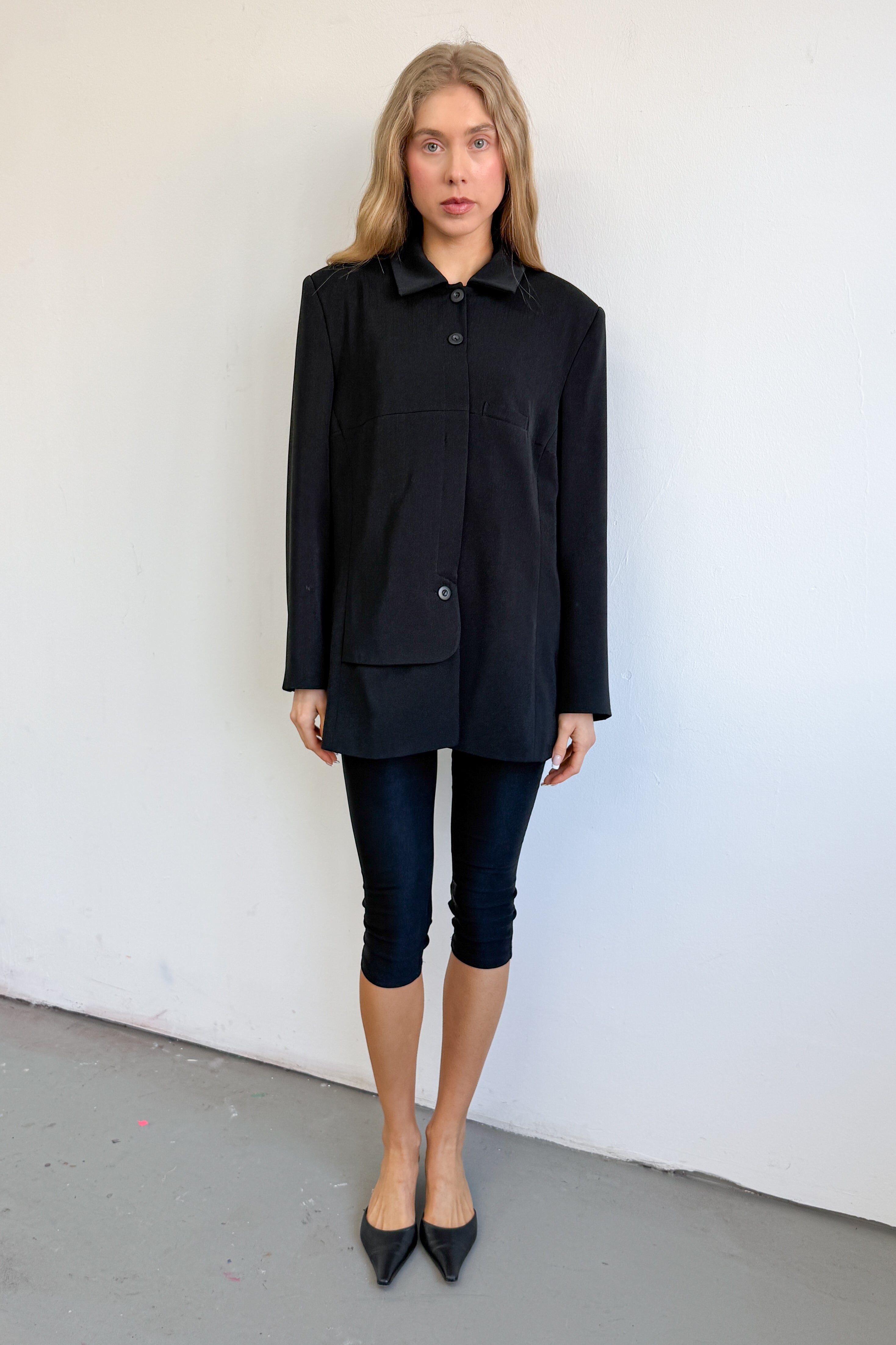 Black Suit Blazer - Size L/XL