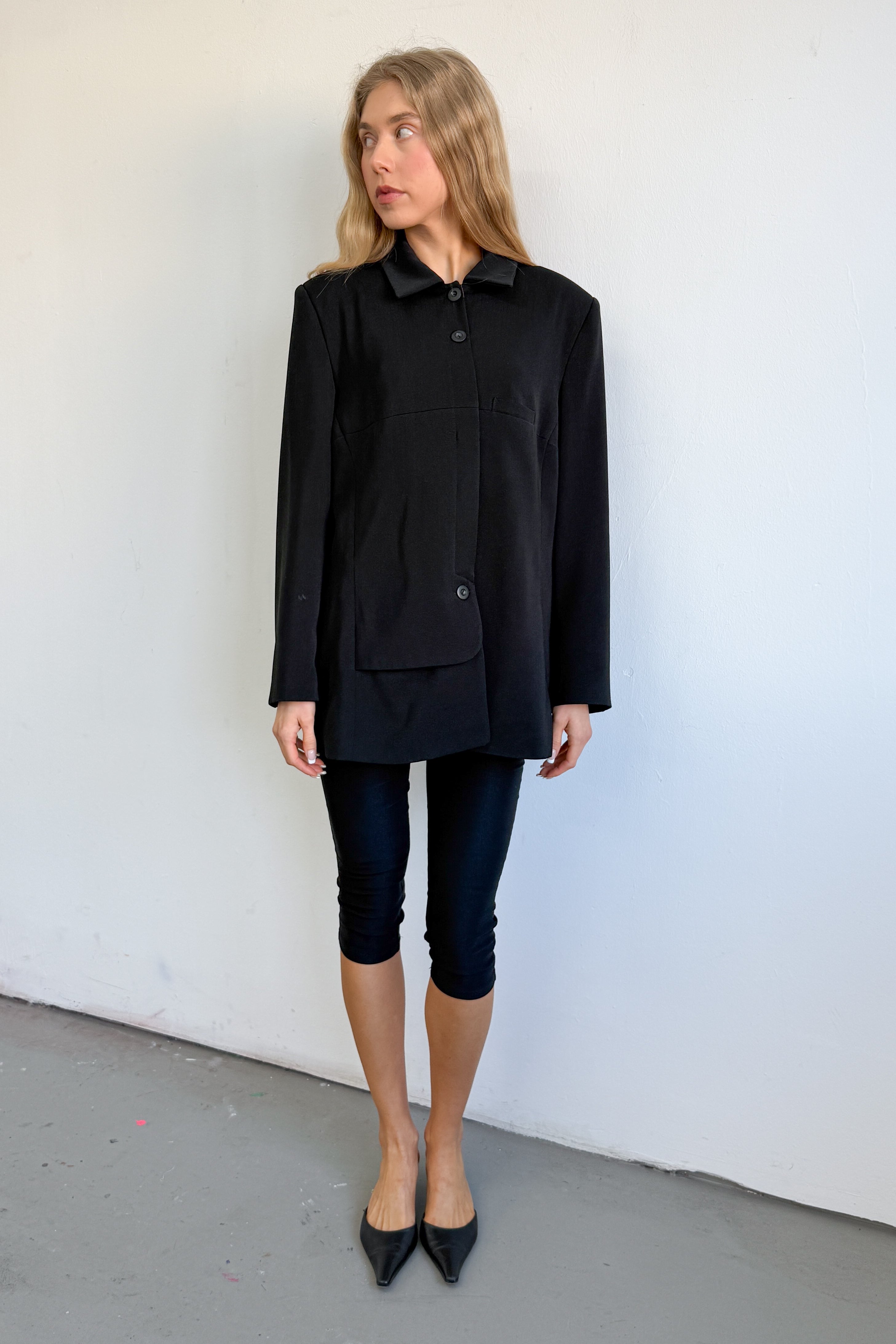 Black Suit Blazer - Size L/XL