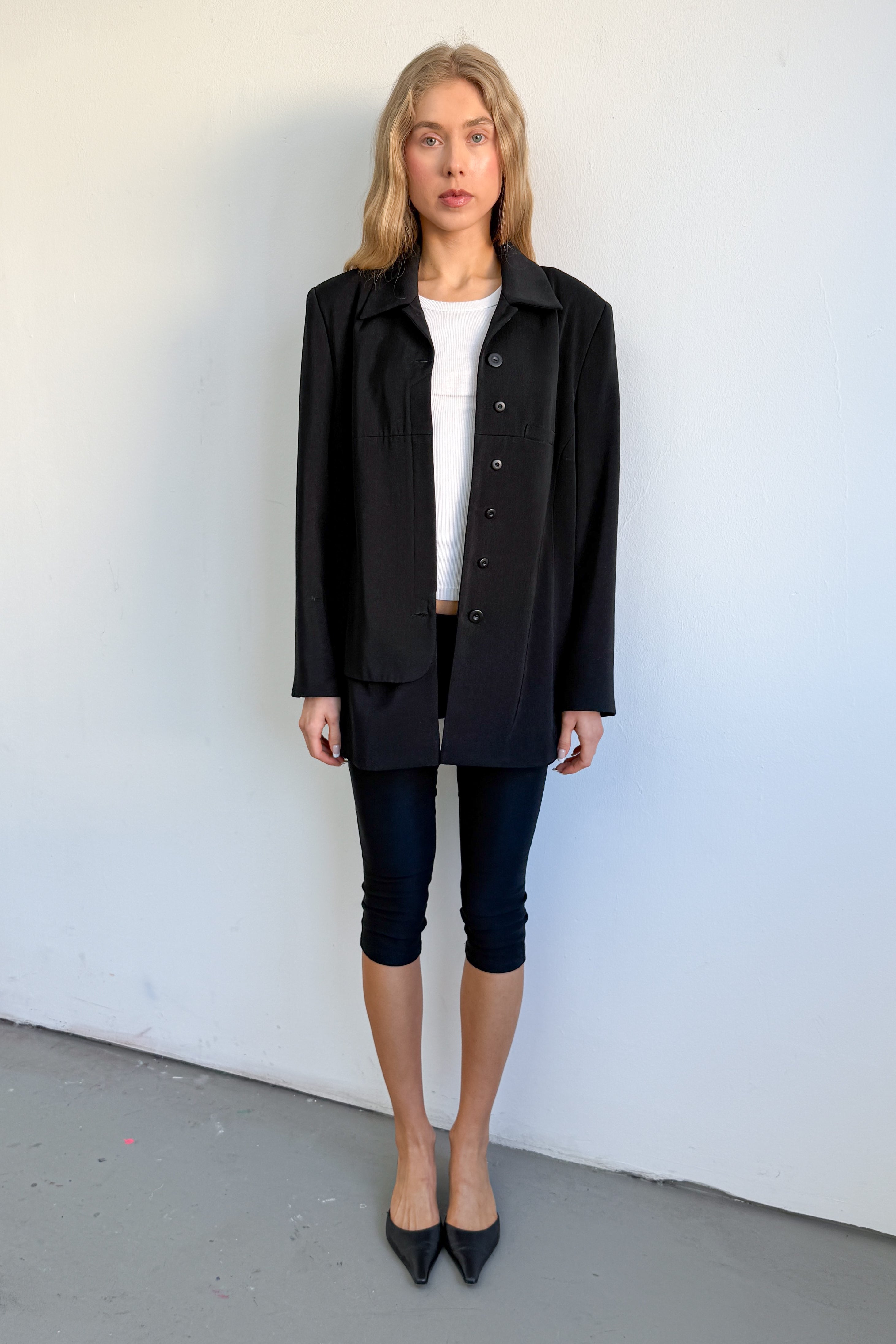 Black Suit Blazer - Size L/XL
