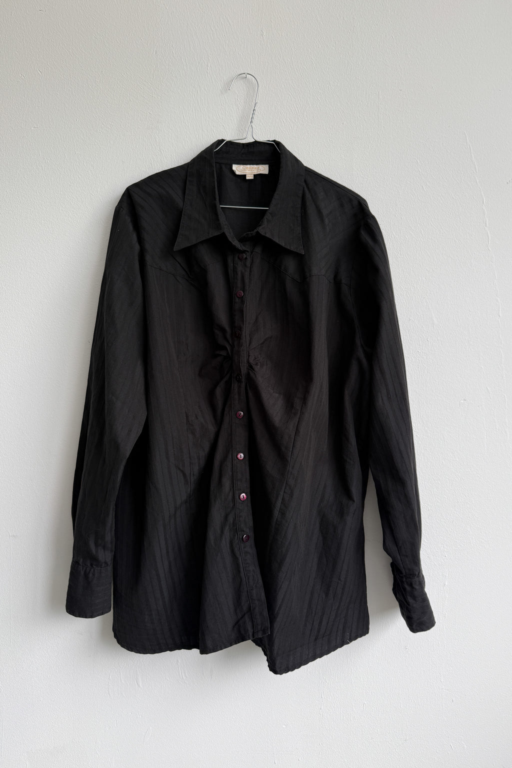 Black Tunik Gathered Effect - Size XL
