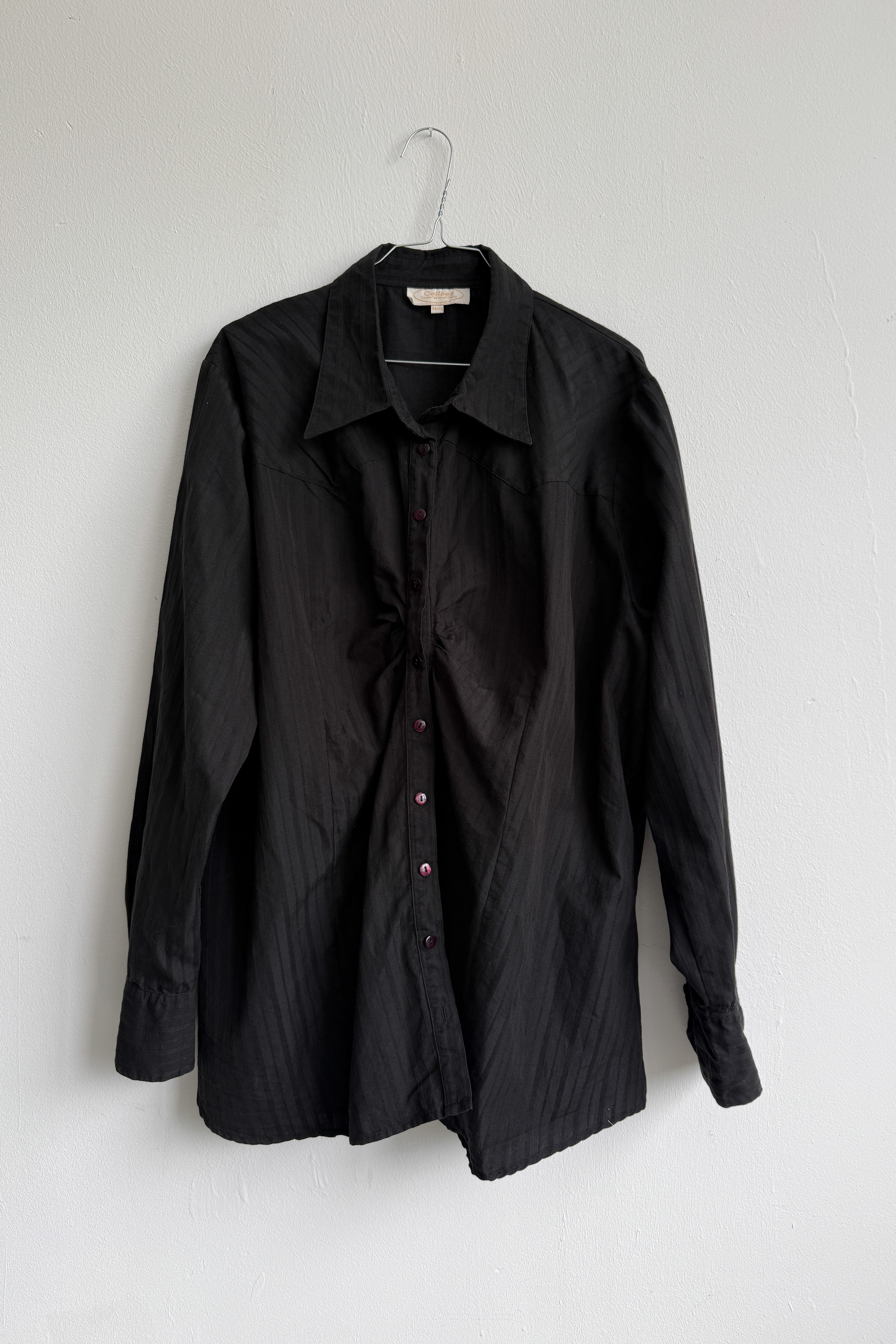 Black Tunik Gathered Effect - Size XL