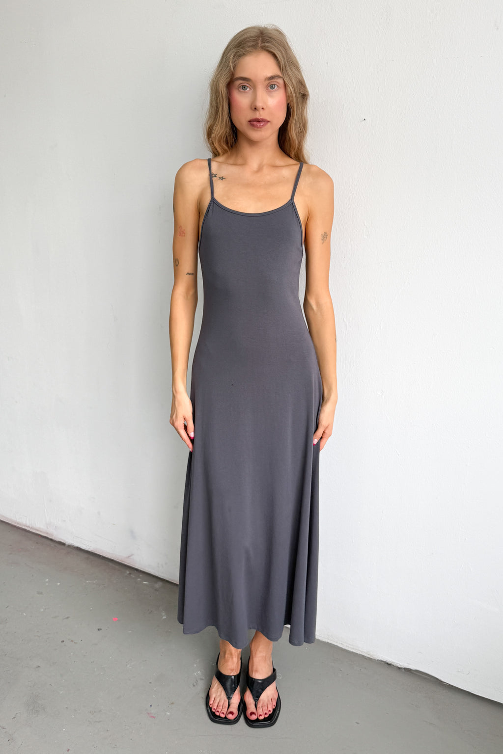 Grey Maxi Dress