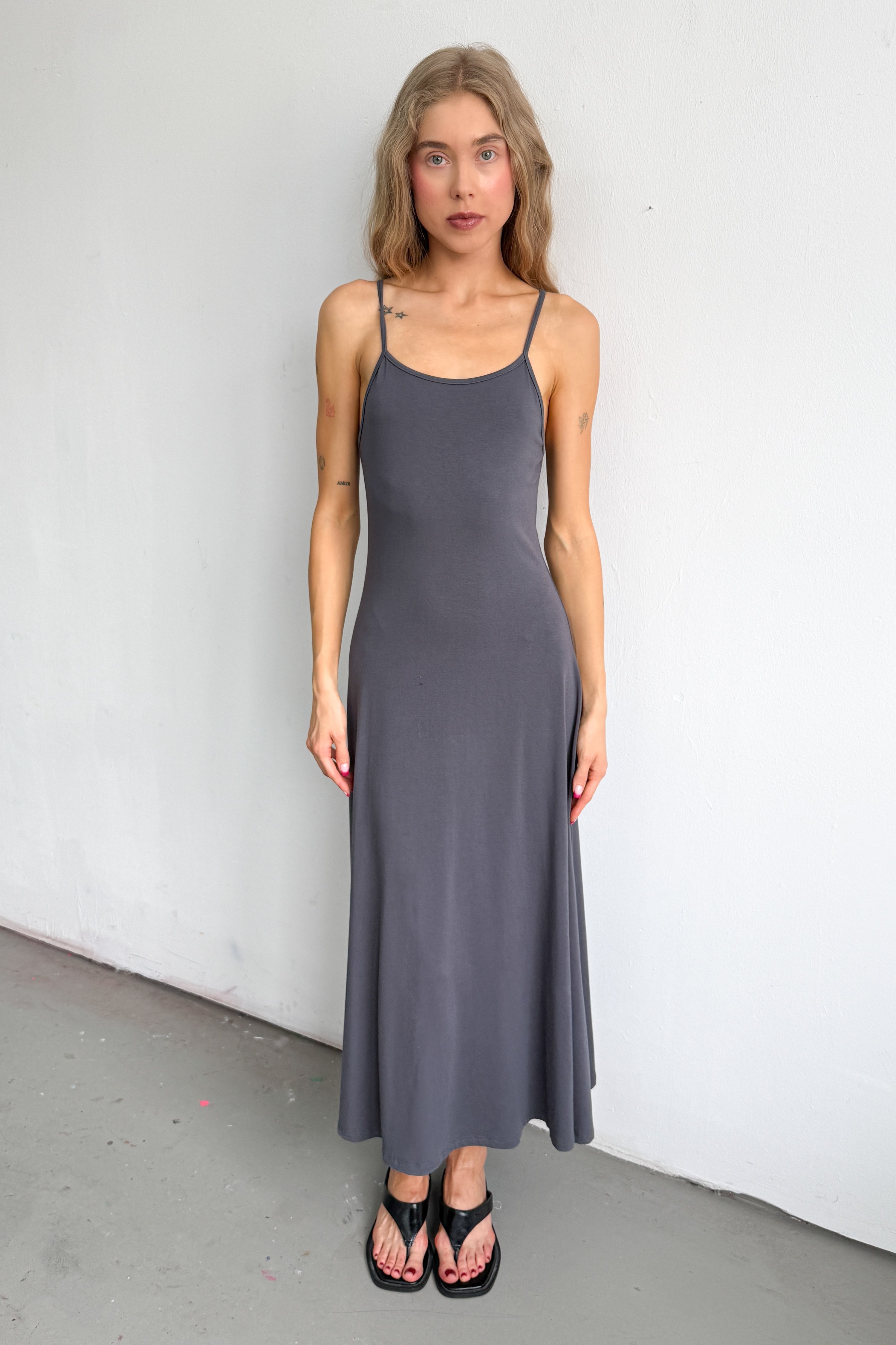 Grey Maxi Dress