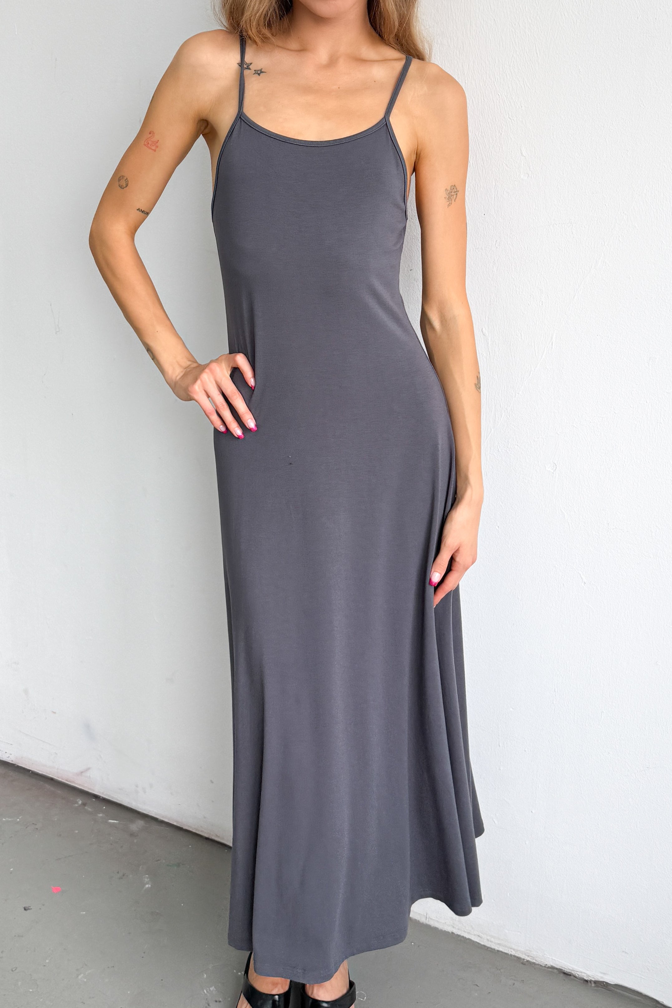 Grey Maxi Dress