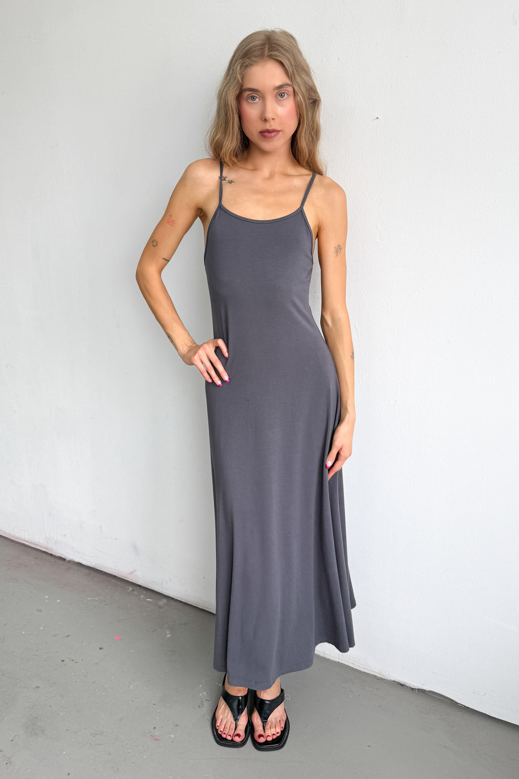 Grey Maxi Dress