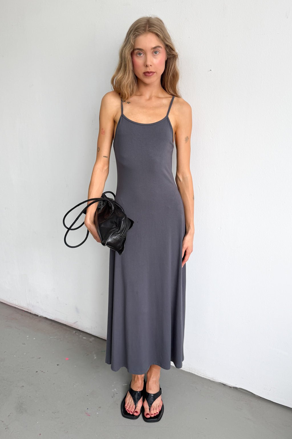 Grey Maxi Dress