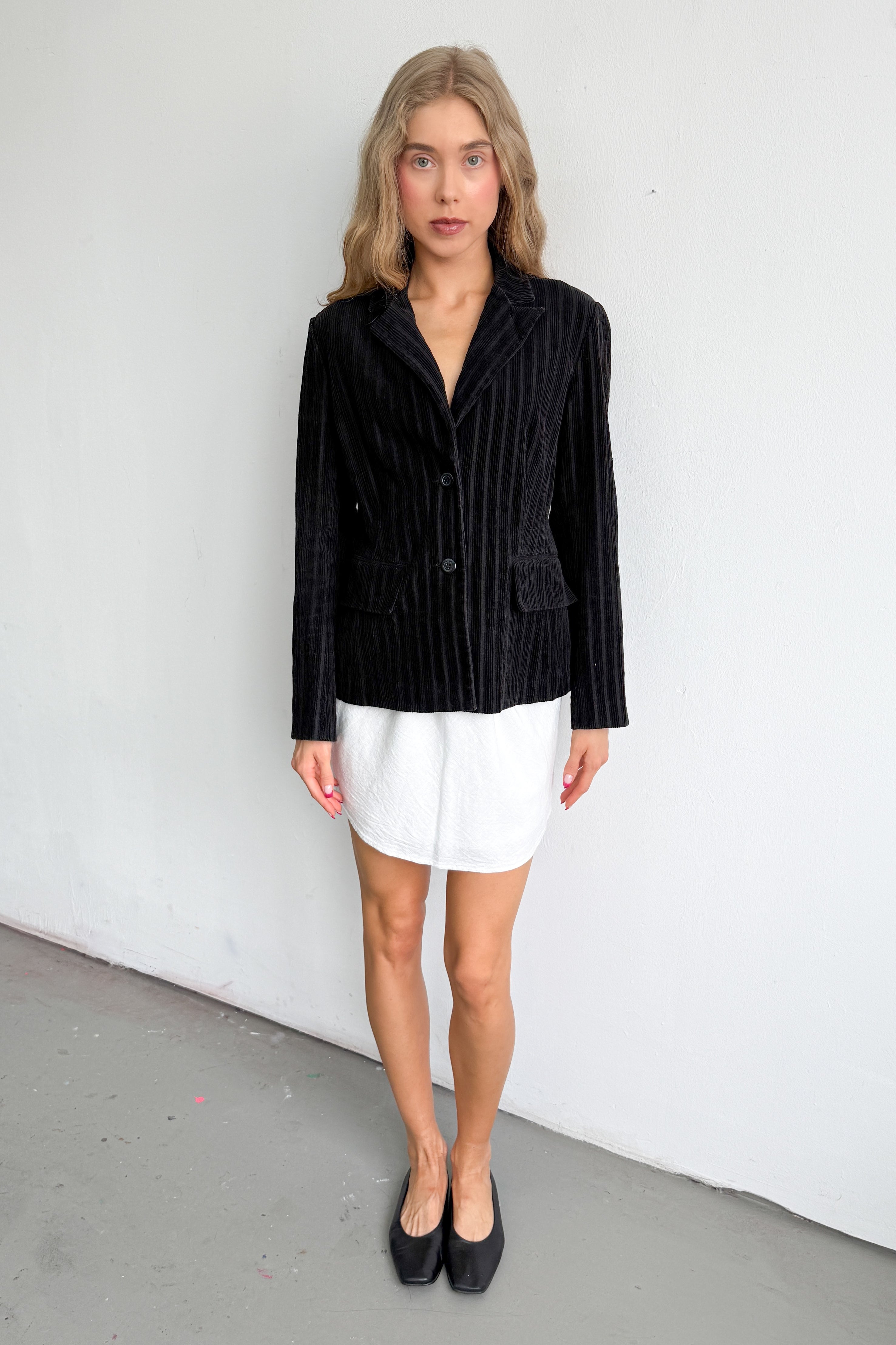 Black Corduroy Blazer