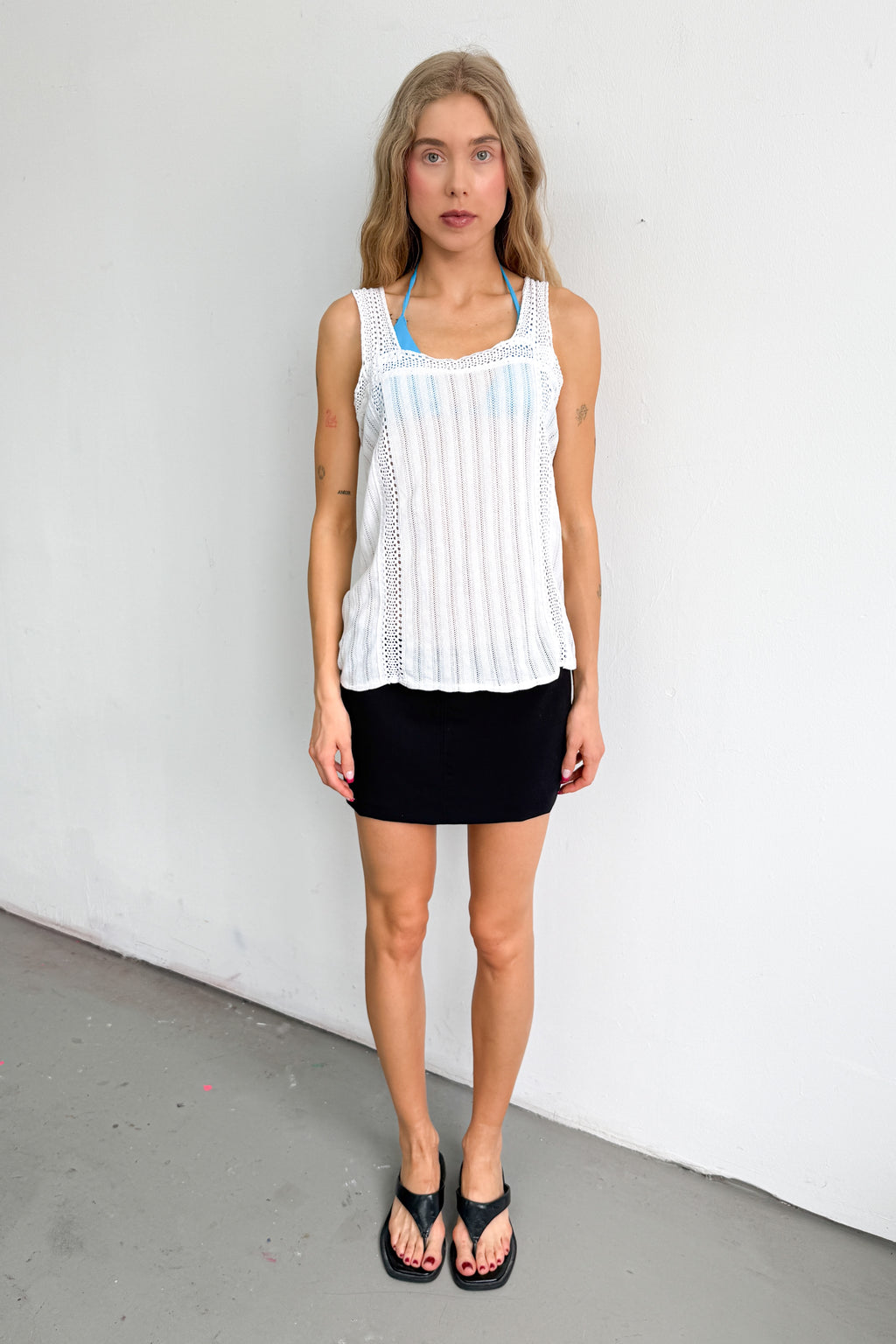 White Top Crochet Style