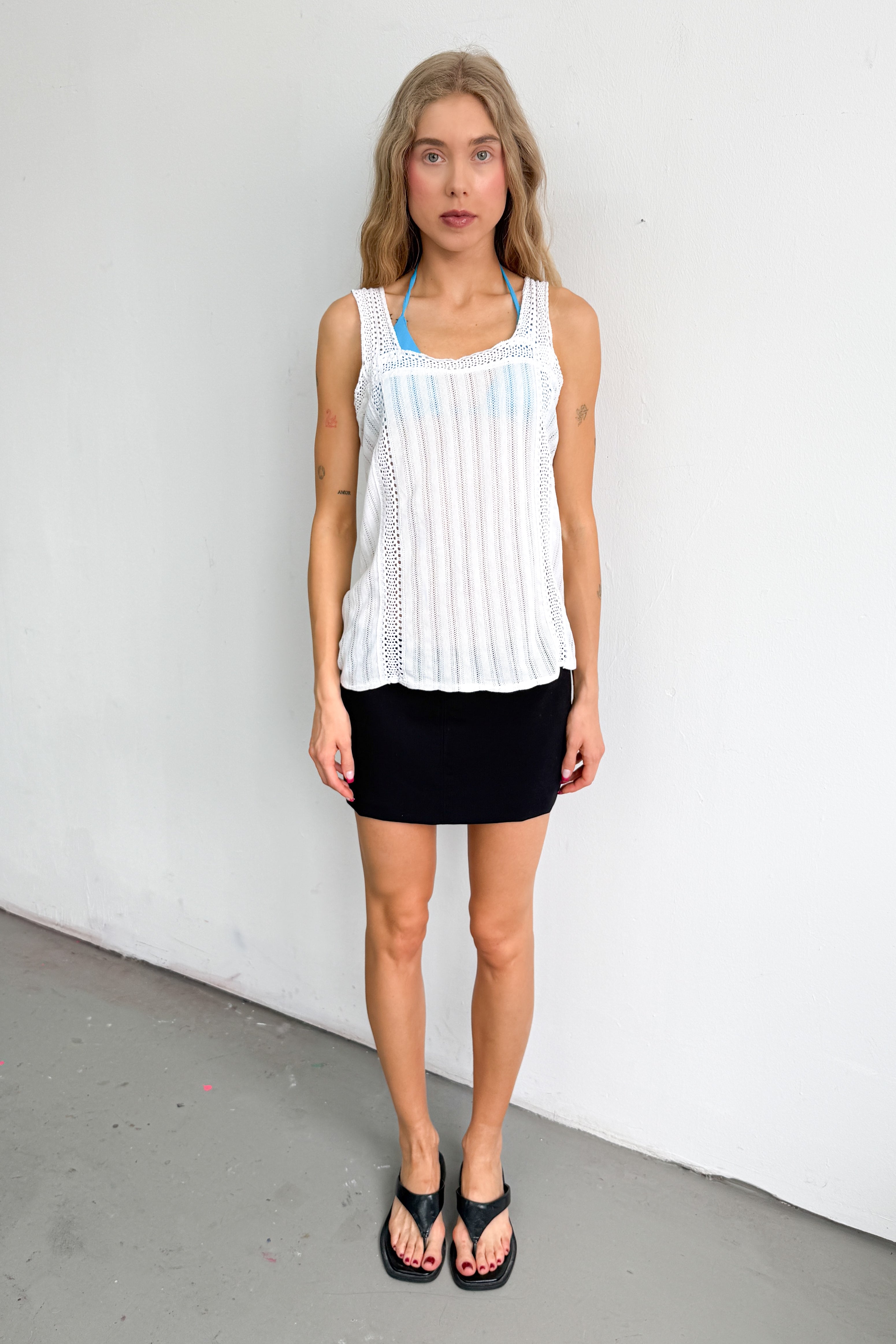 White Top Crochet Style