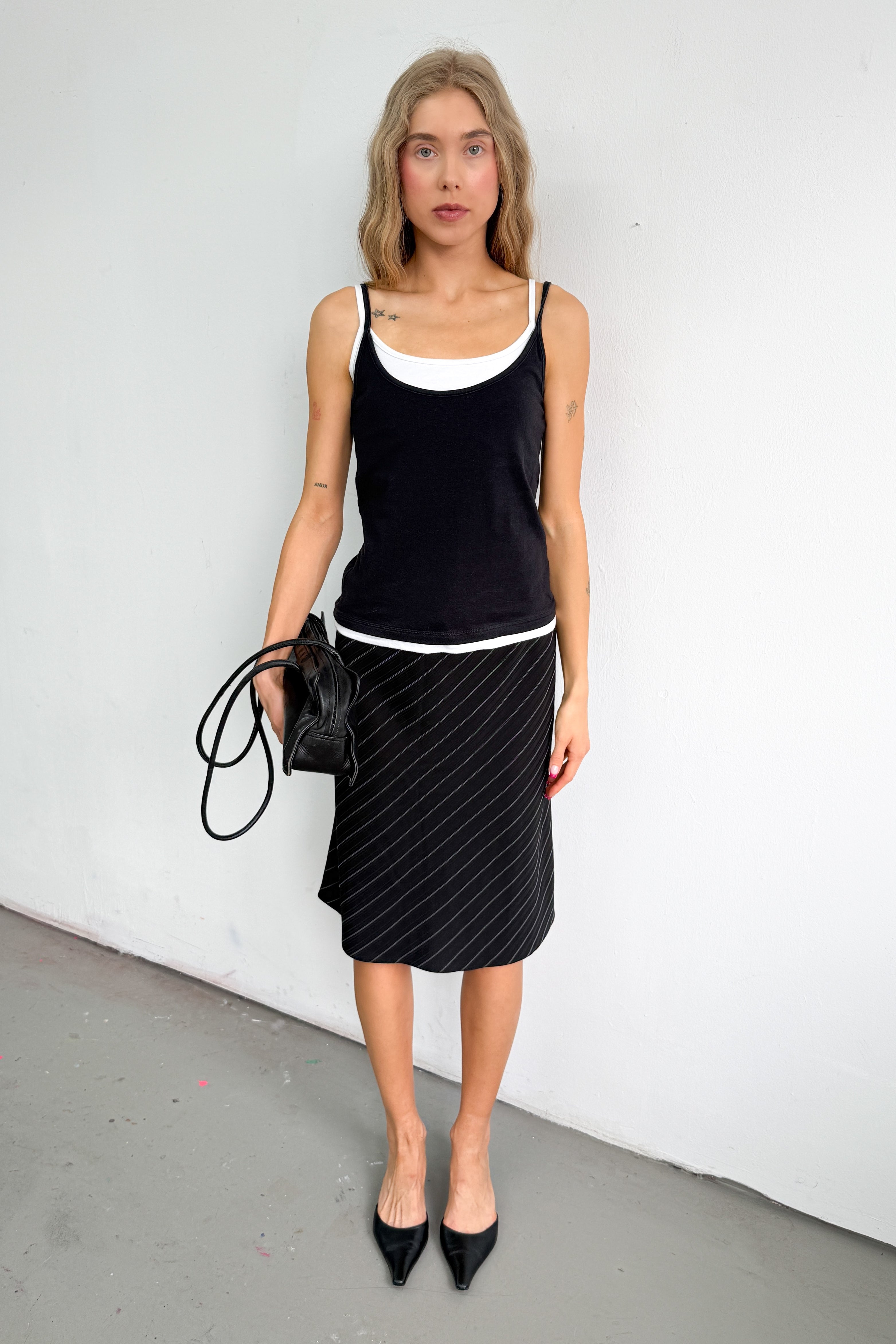 Double Layered Strap Top