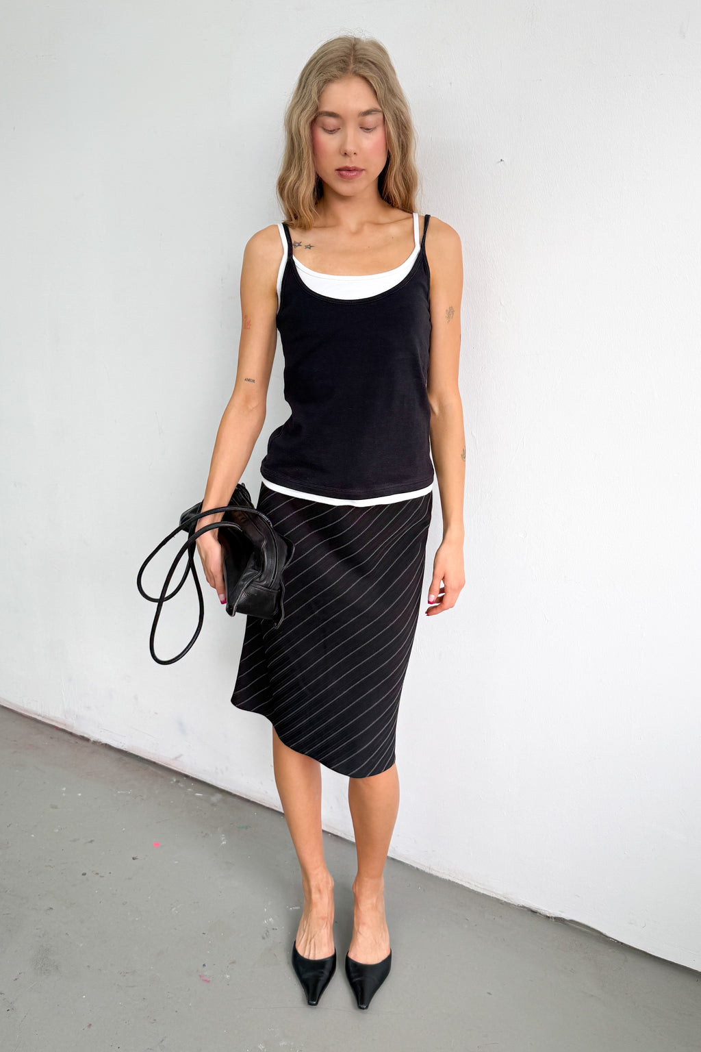 Double Layered Strap Top