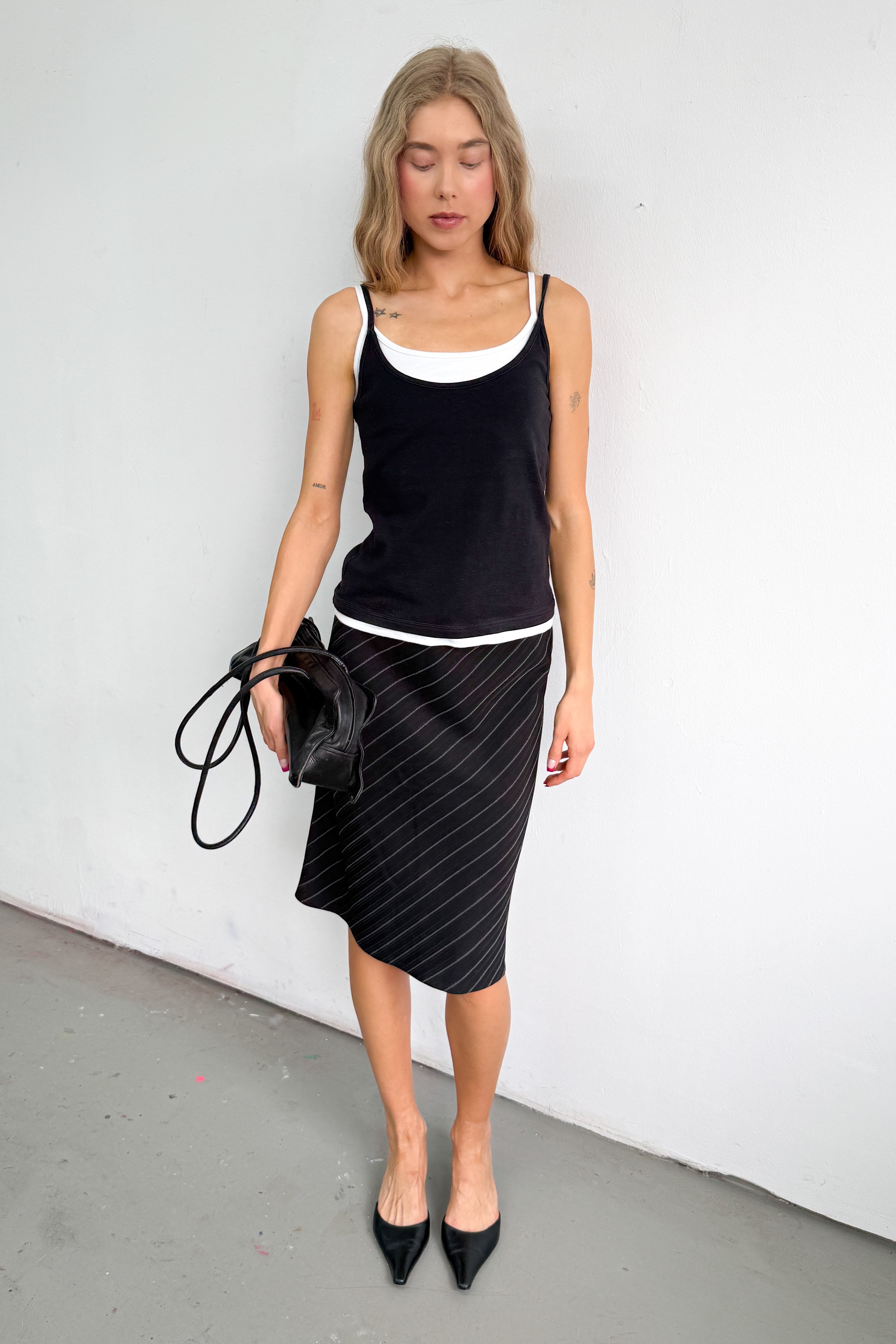 Double Layered Strap Top