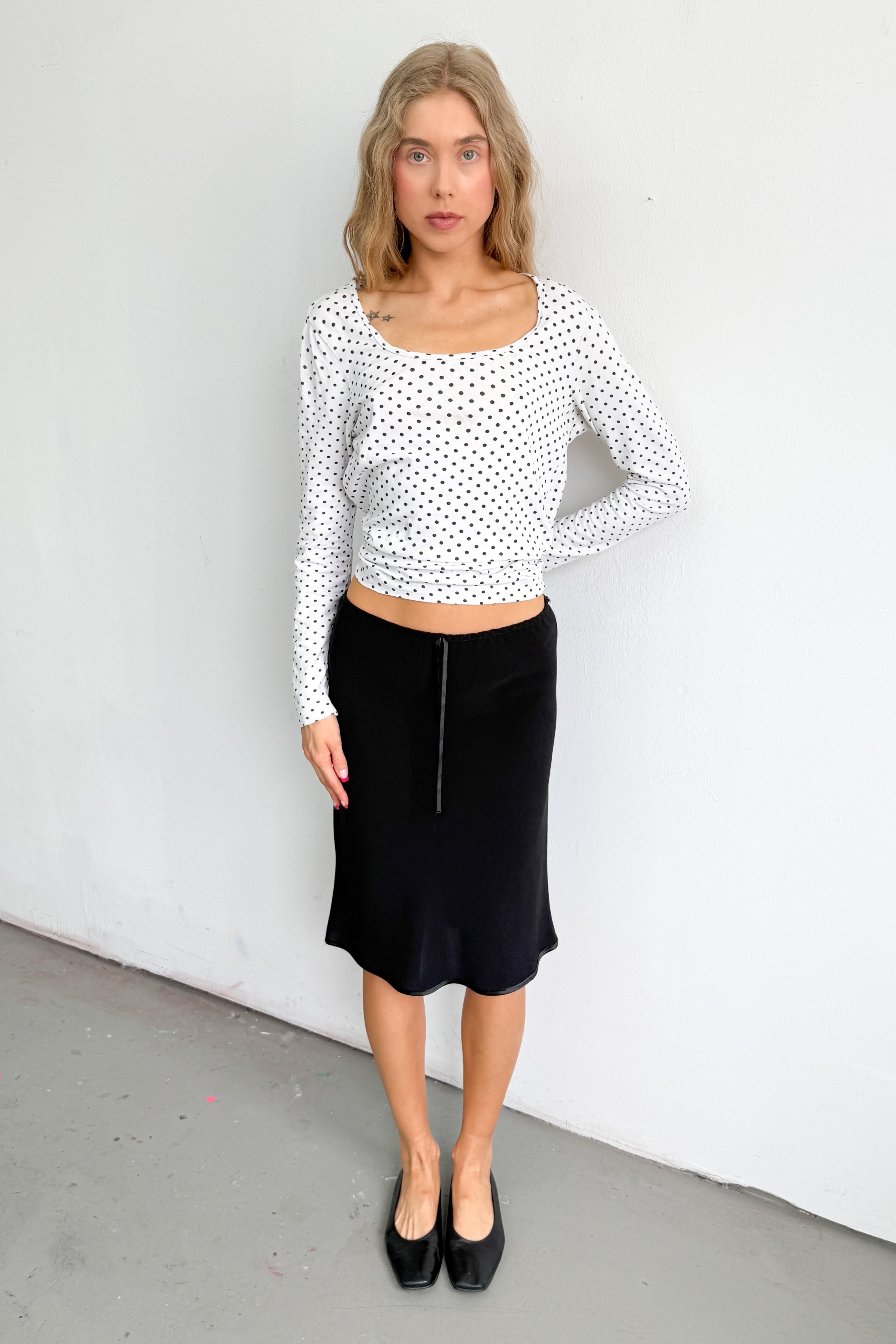 Black Midi Skirt