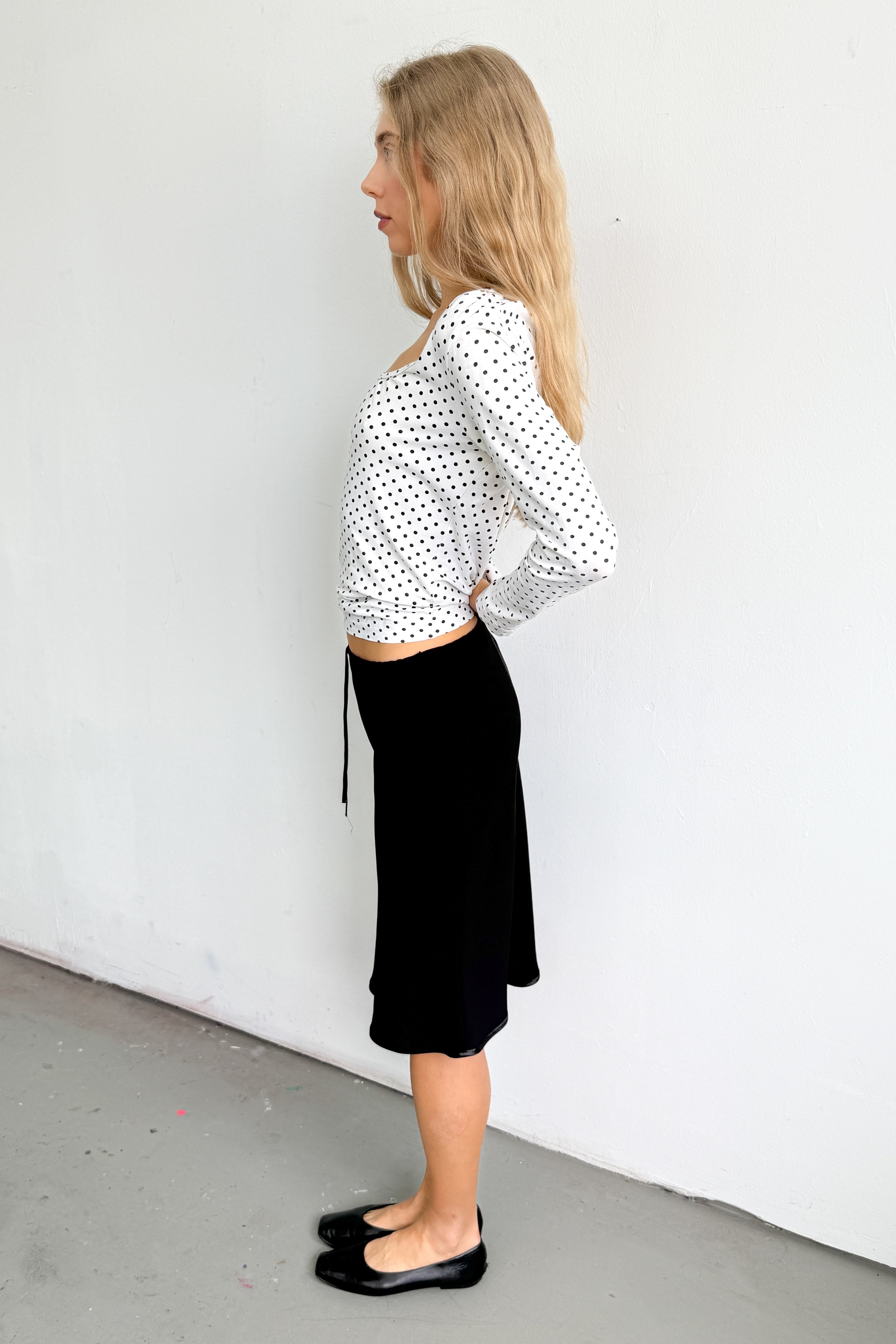 Black Midi Skirt