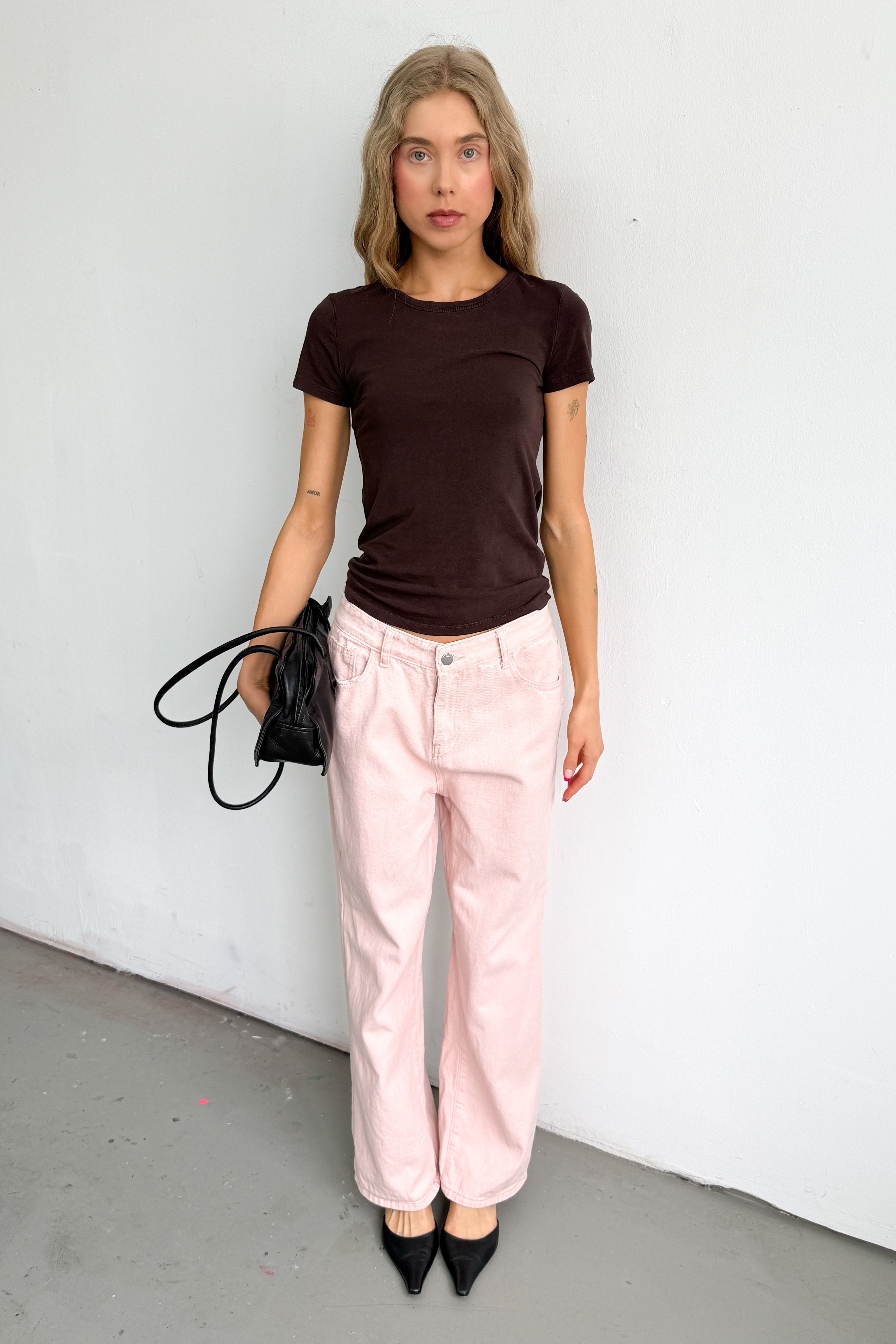 Jeans Salmon Pink