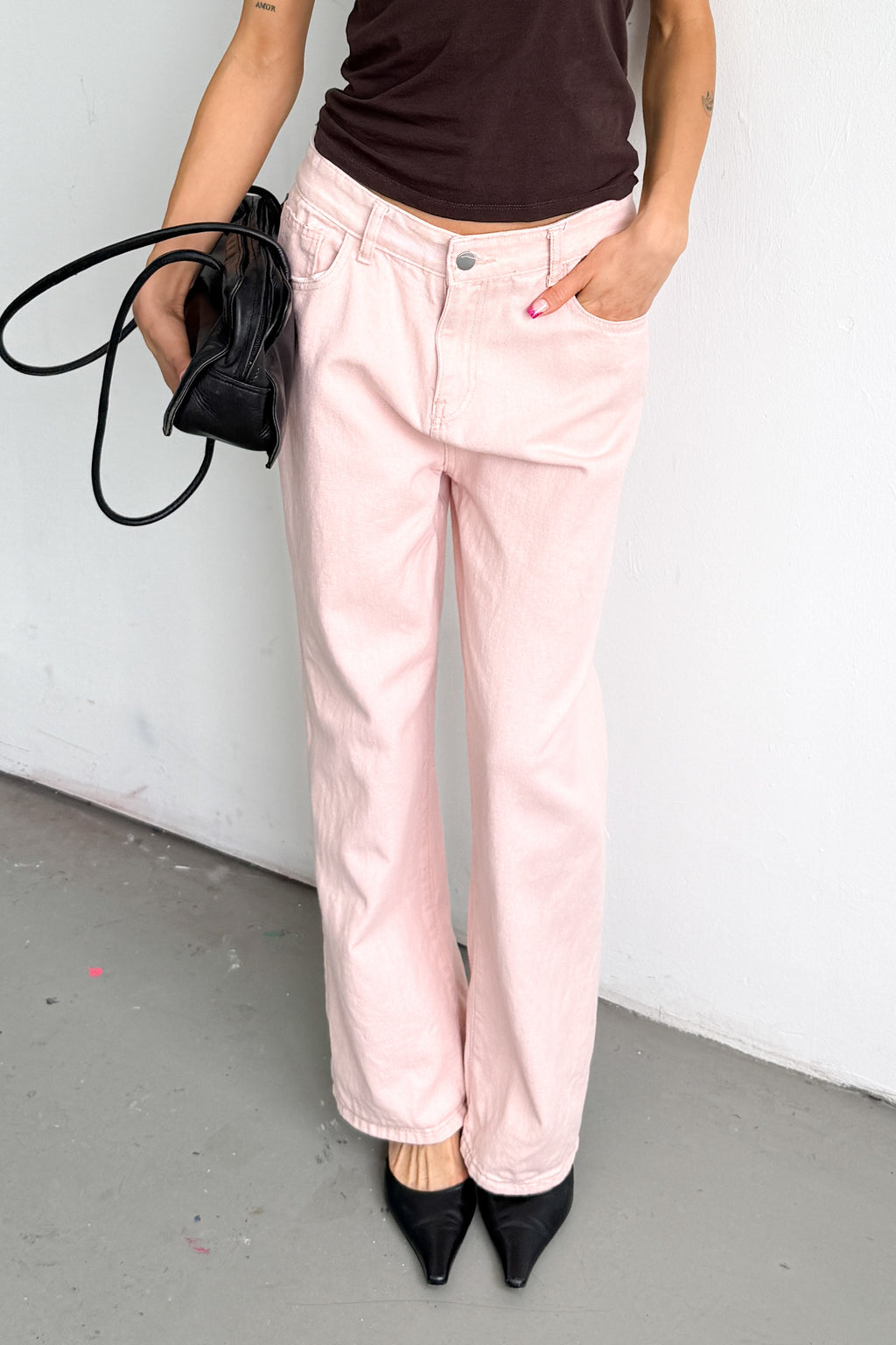 Jeans Salmon Pink