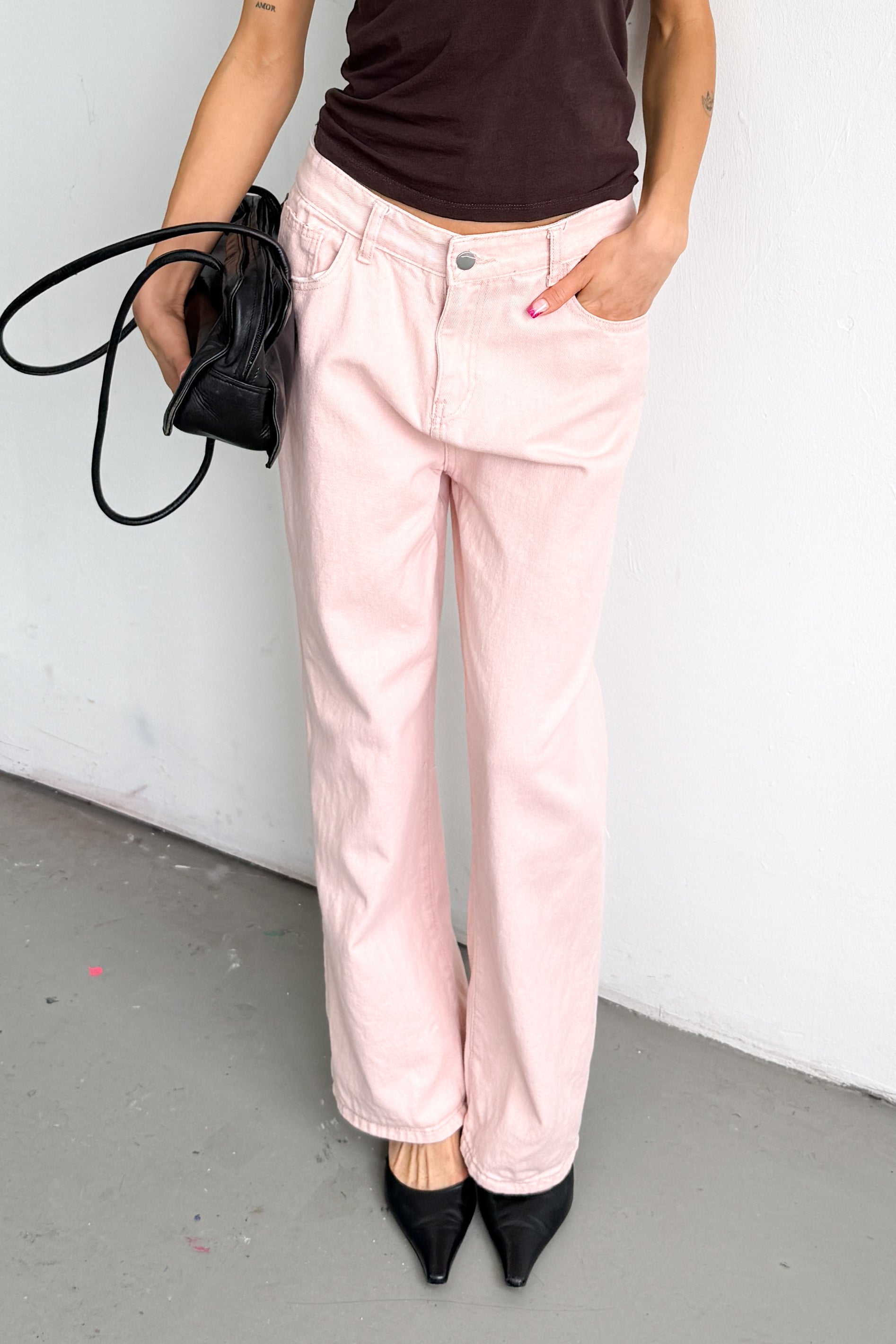 Jeans Salmon Pink