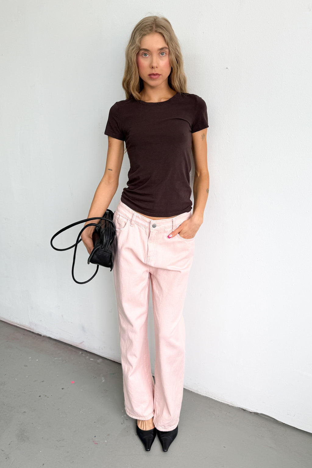 Jeans Salmon Pink