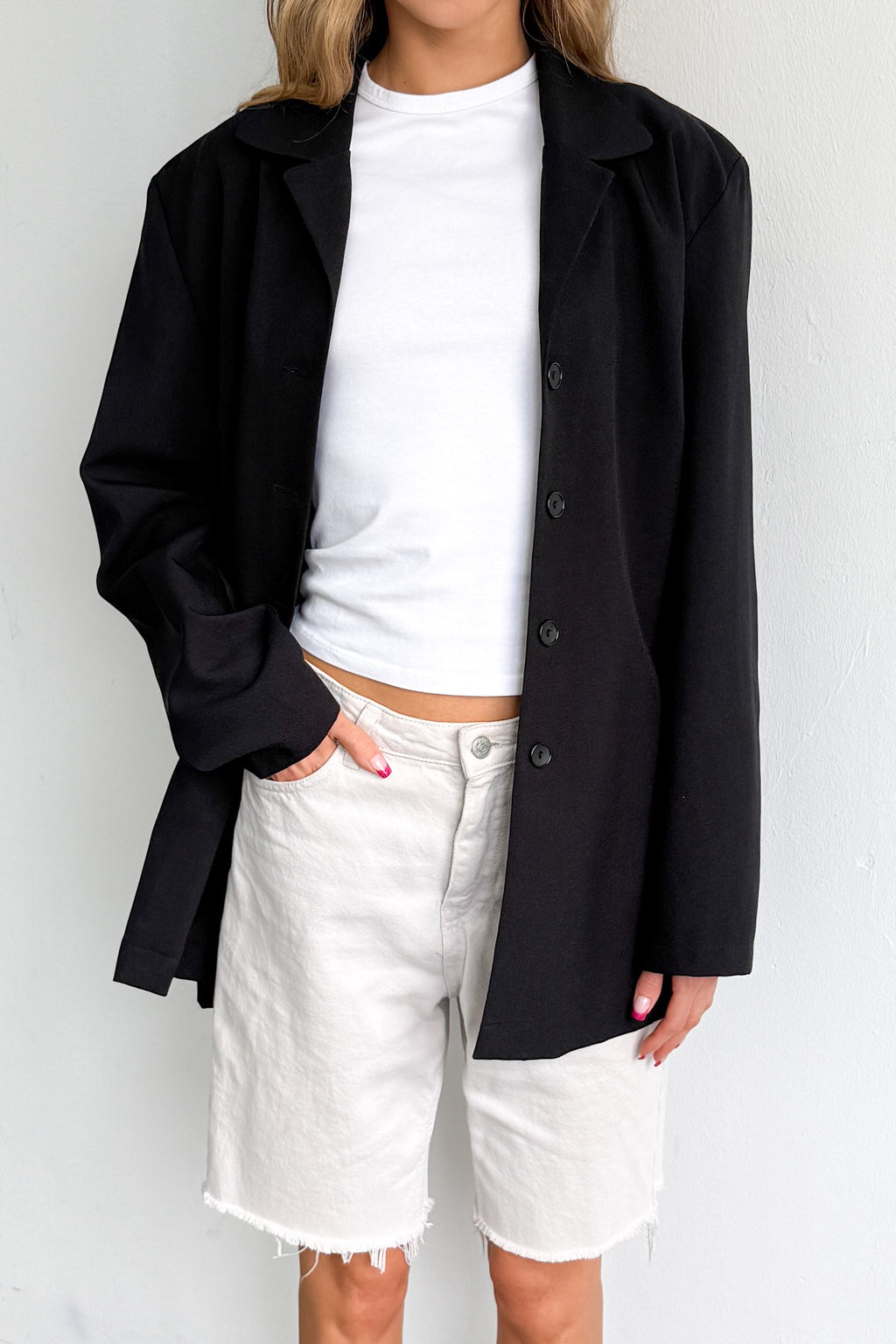 Black Thin Blazer