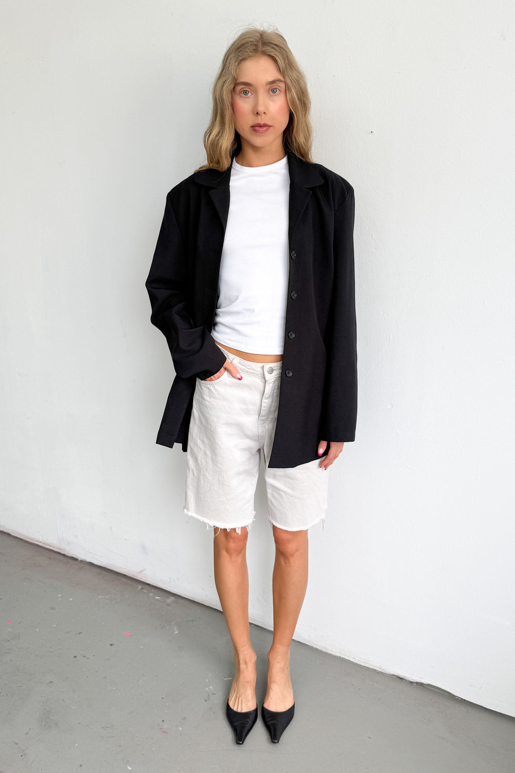 Black Thin Blazer