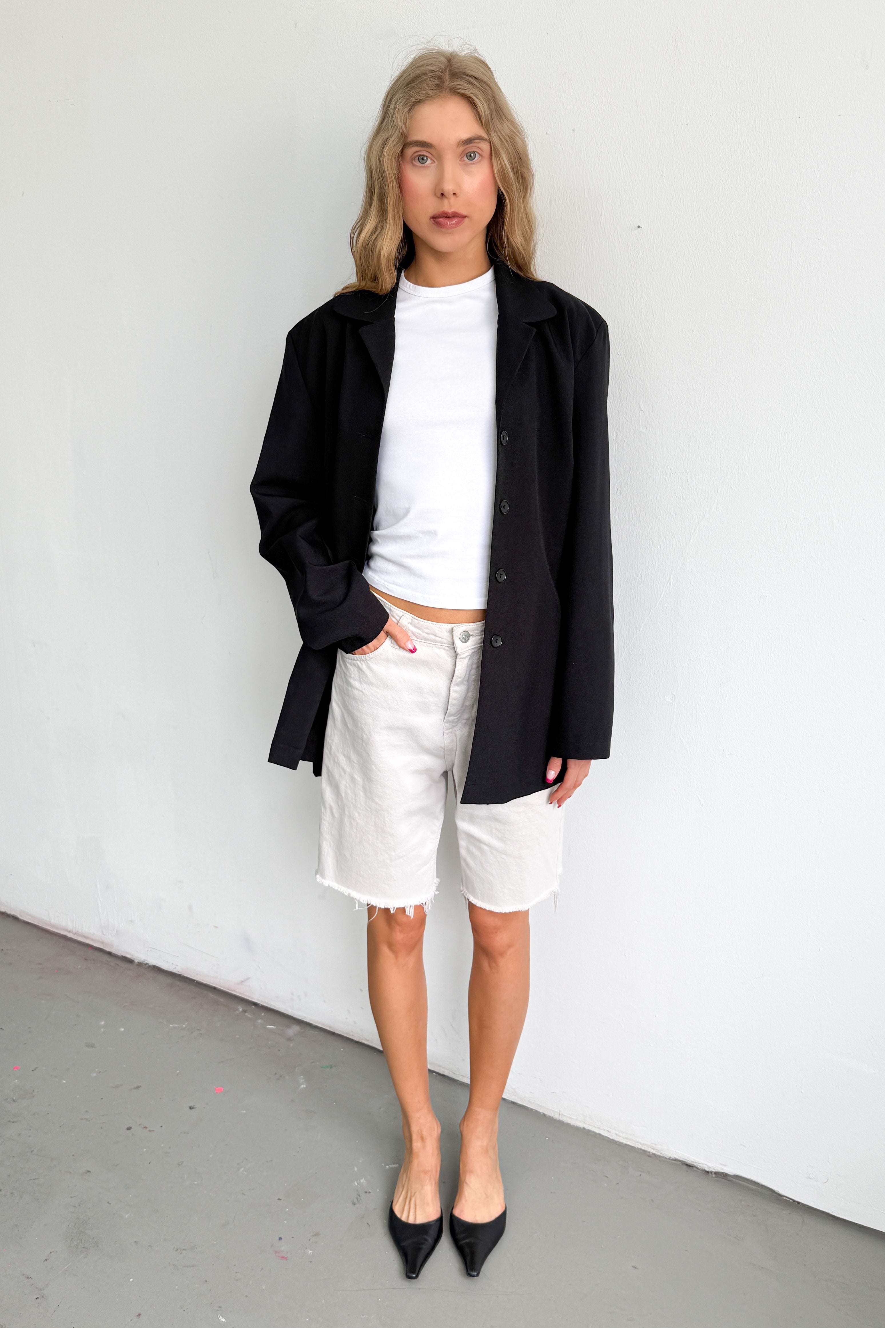 Black Thin Blazer