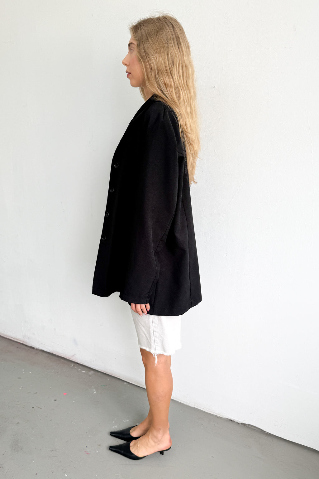 Black Thin Blazer