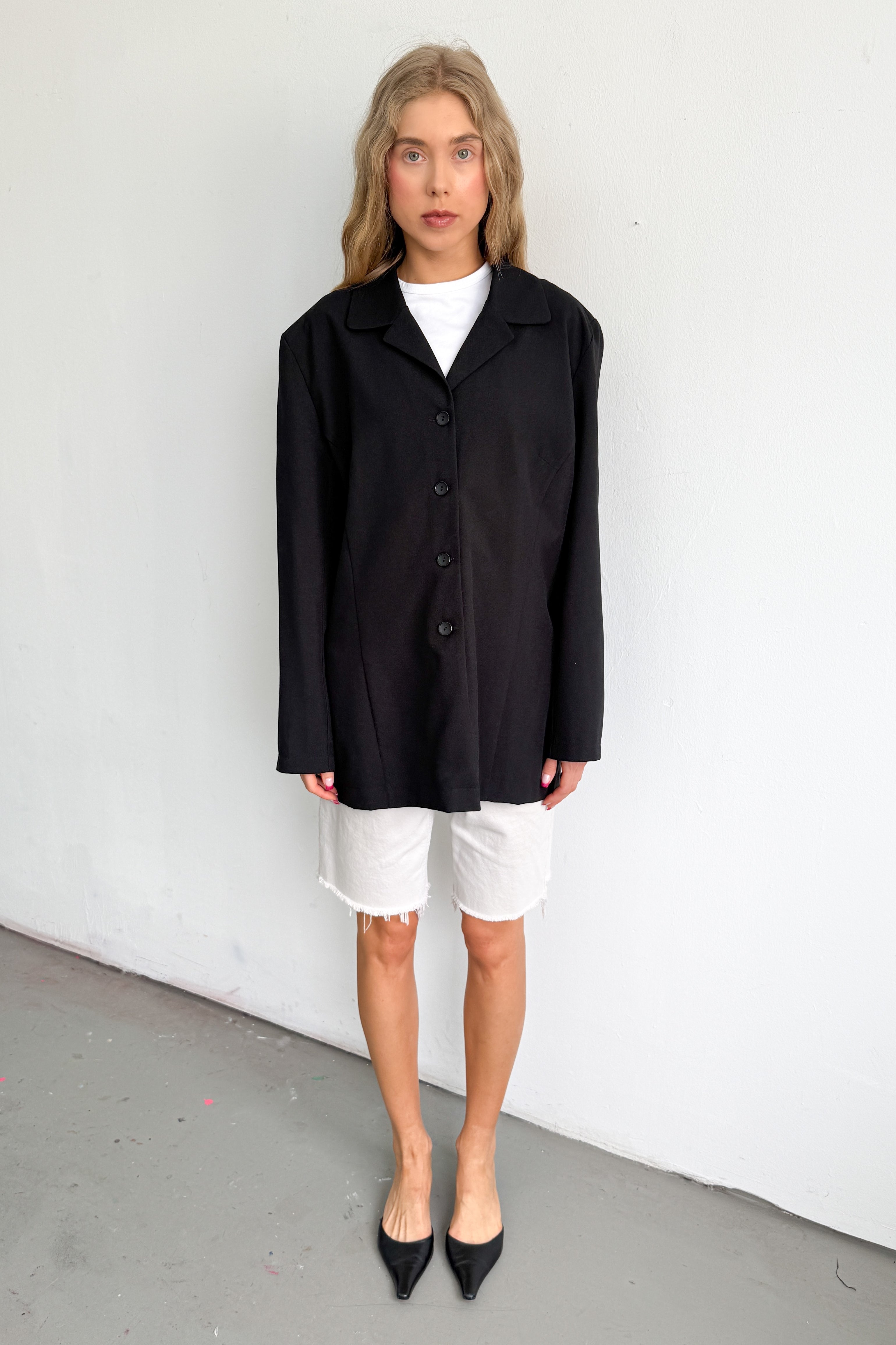 Black Thin Blazer