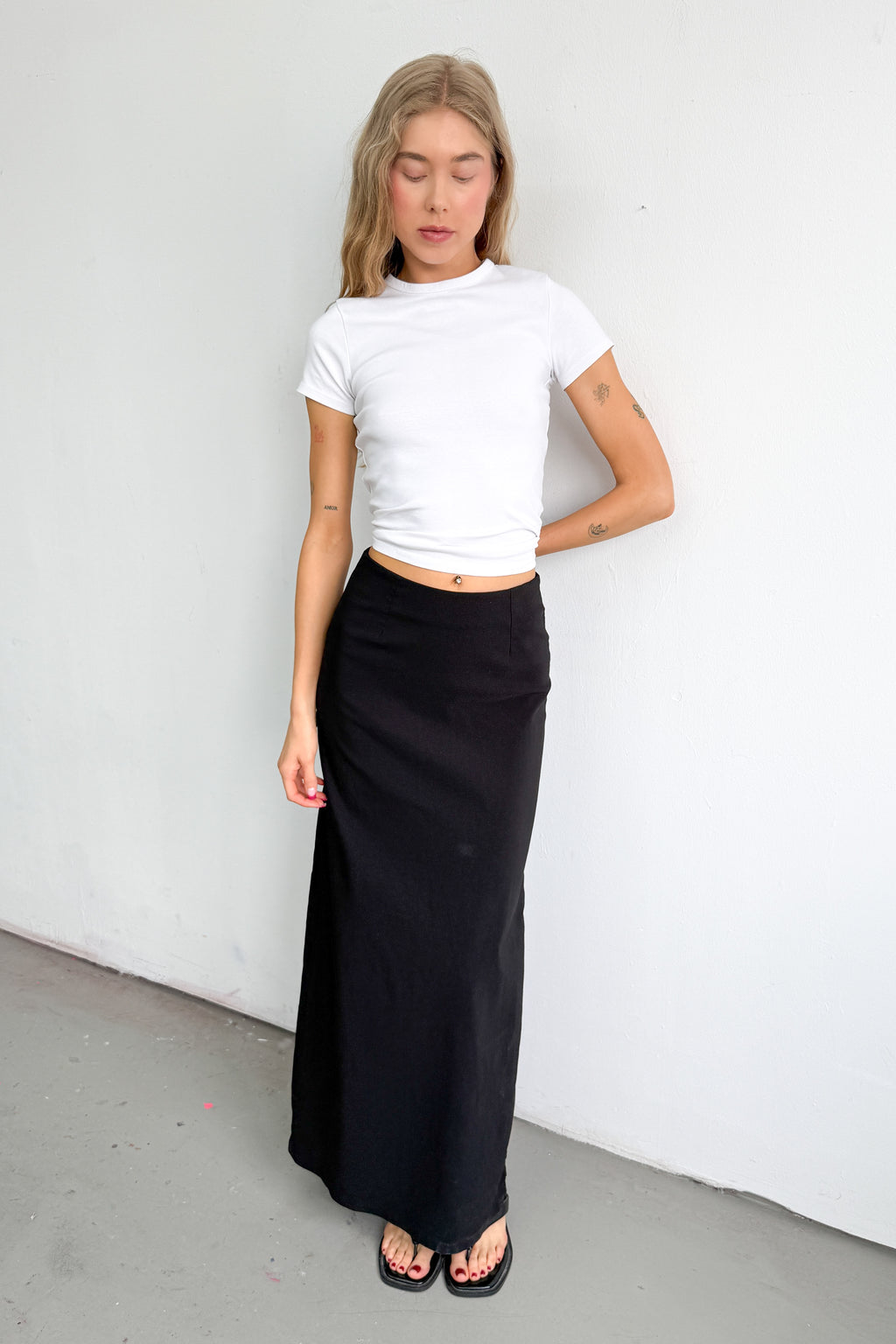 Black Maxi Skirt