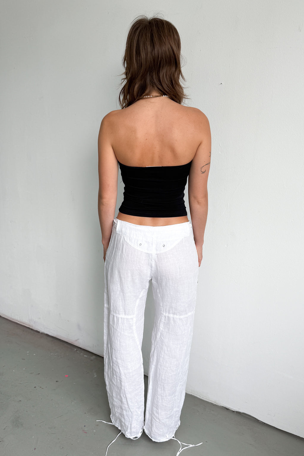 White Linen Pants 3 Ways To Wear - Size L
